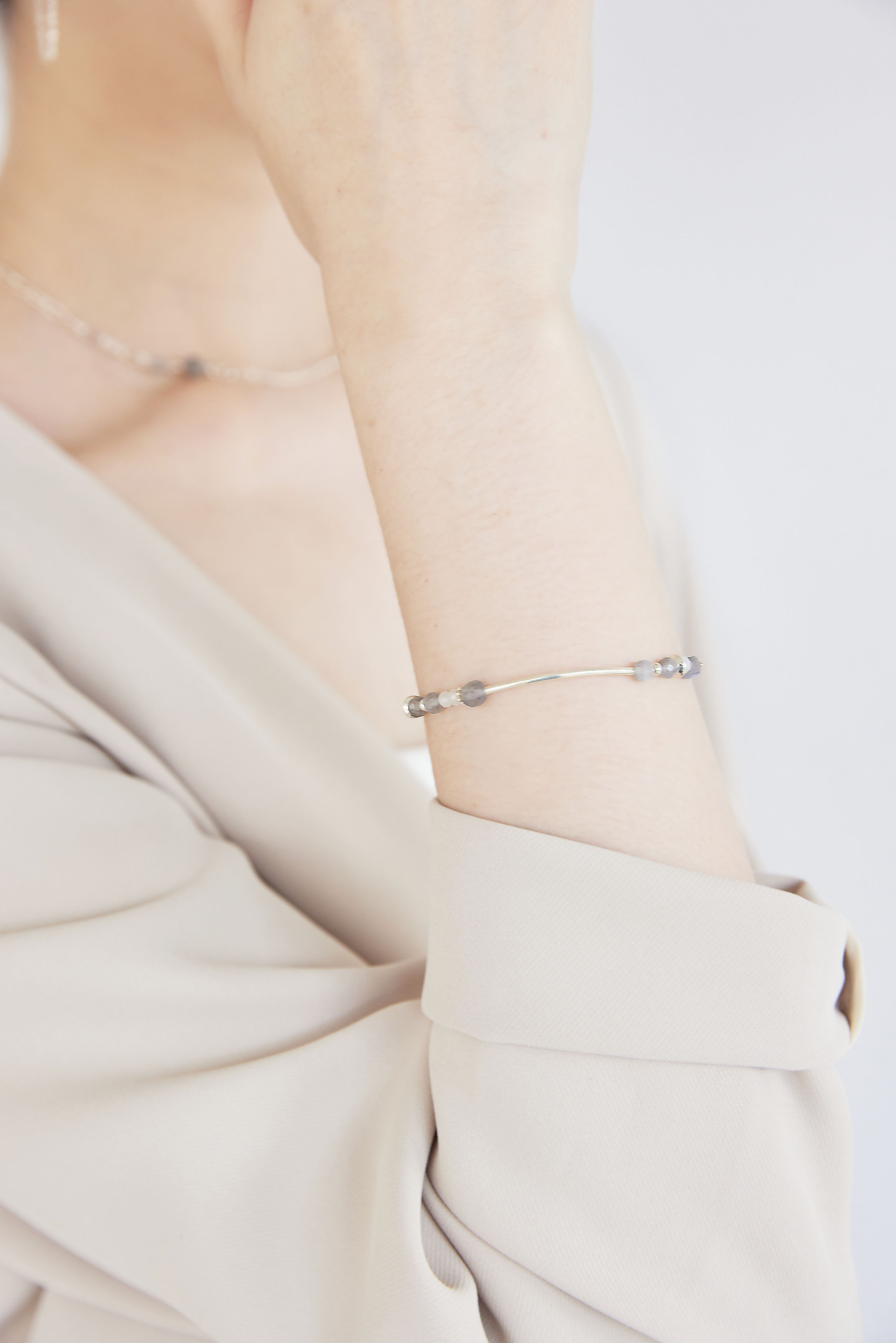 微醺月光 純銀手環