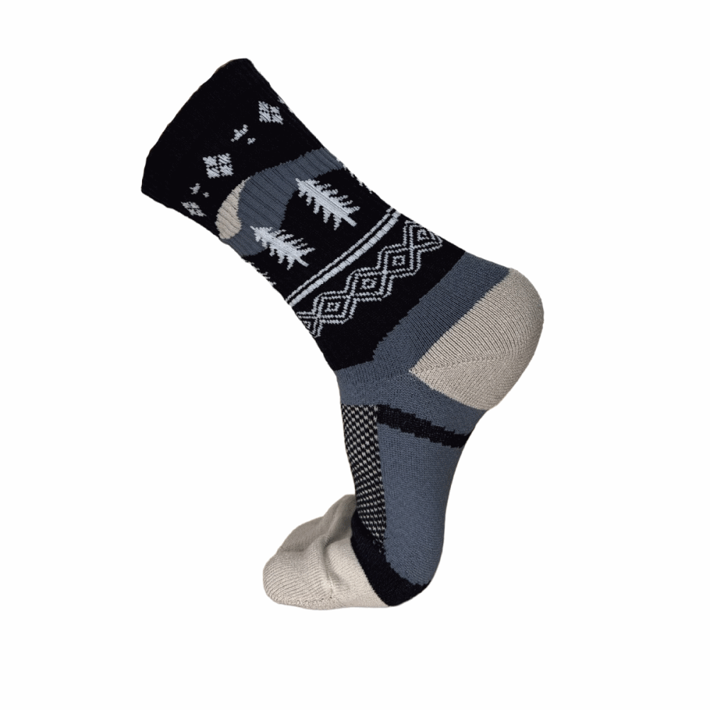 【URBAN EXIT】美麗諾羊毛分趾襪 黑、沙、綠 [兩入一組]