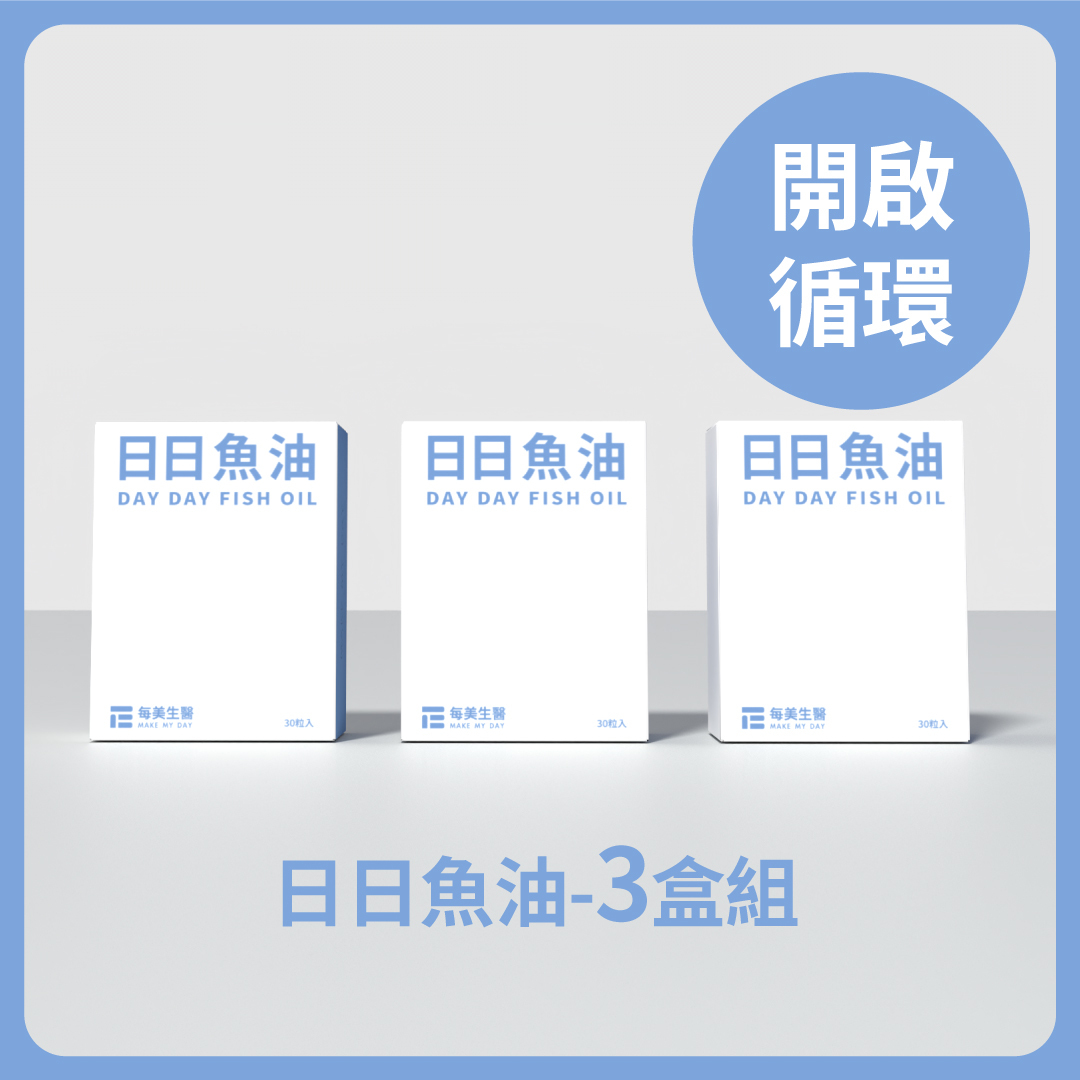 【開啟循環】日日魚油 3盒組