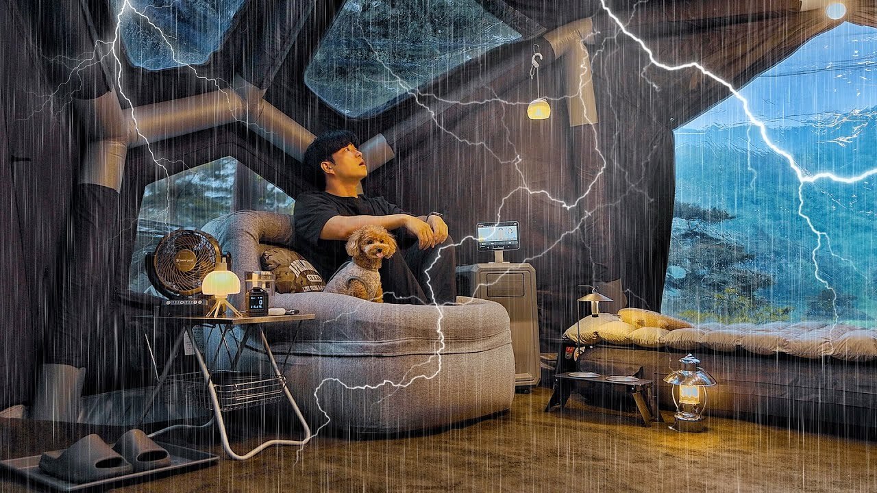 在某個夏日驟雨的晚上｜與狗狗一起待在比家更溫馨的 Coody Bestona 貝斯朵納 裡度過的一夜