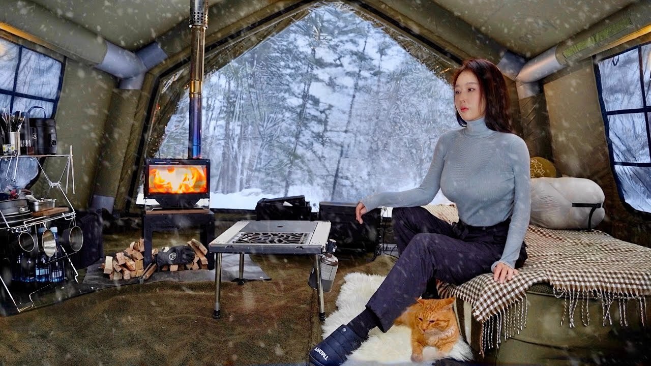 在宛如海外森林的營地裡帶著 Coody 10.0 和貓咪度過的一夜獨自露營