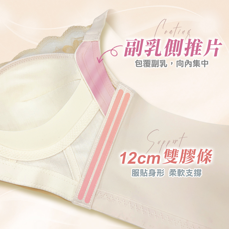 寬版高協邊,副乳乖乖不外擴