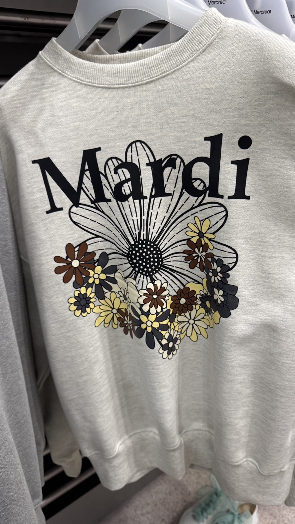 韓國 Mardi 特殊款花花大學TEE