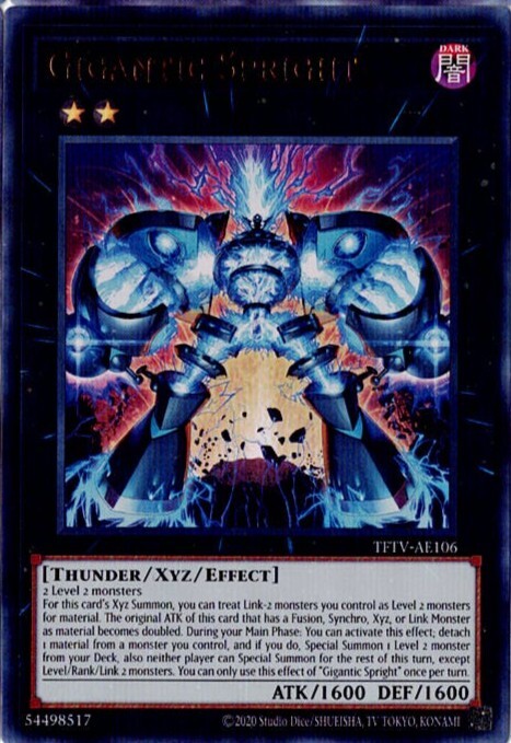 TFTV-AE106 (UR/PSER)Gigantic Spright(巨大雷精靈)