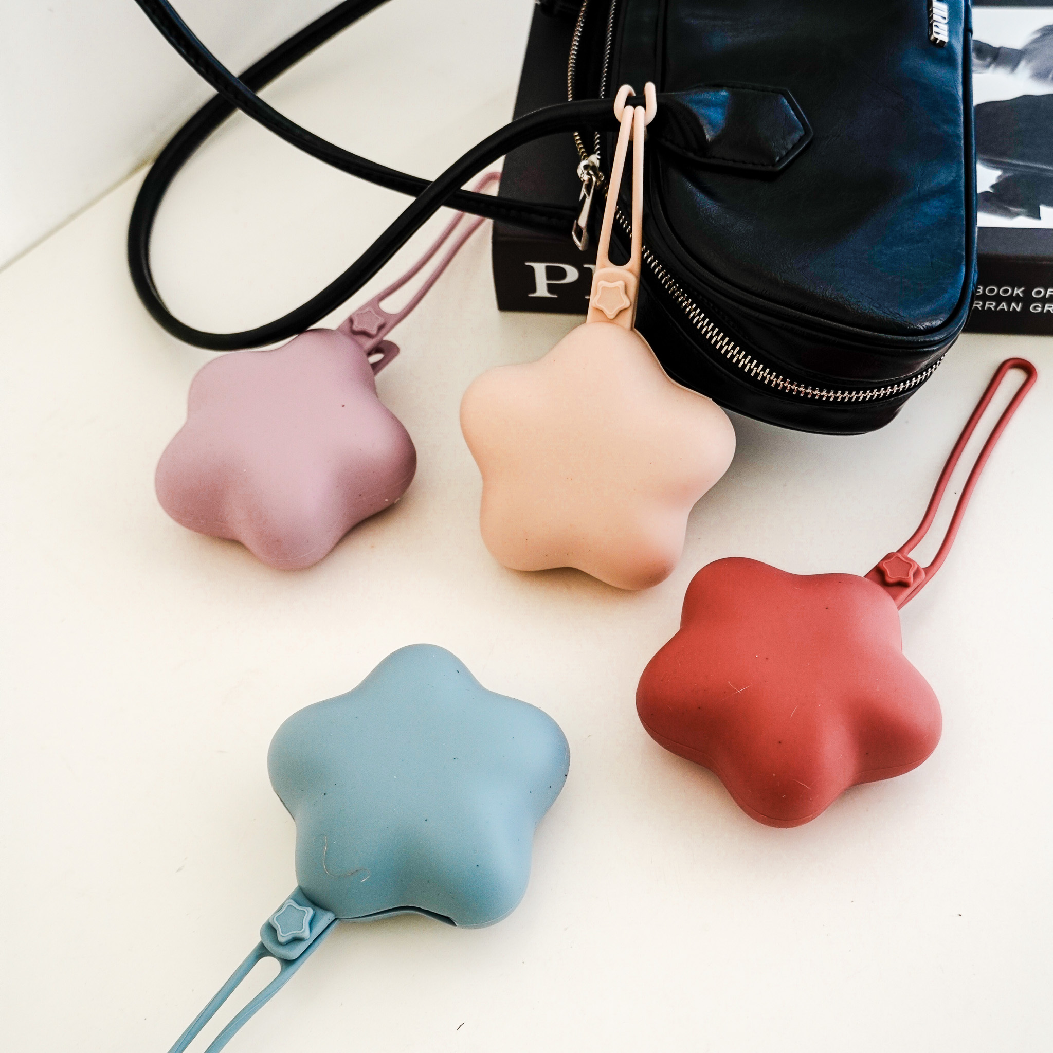 矽膠星星小物掛套 四色售