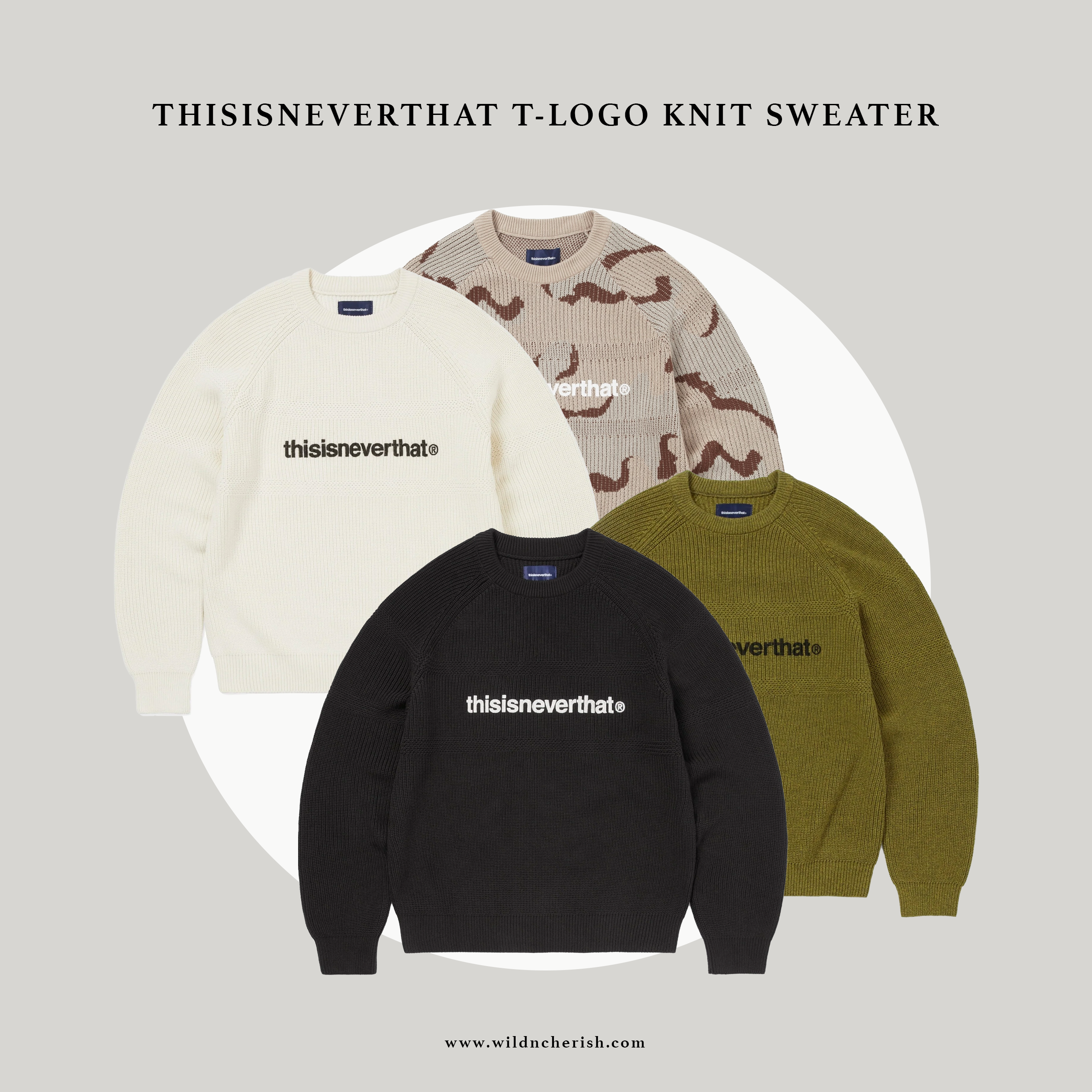 預訂 | Thisisneverthat T-Logo Knit Sweater