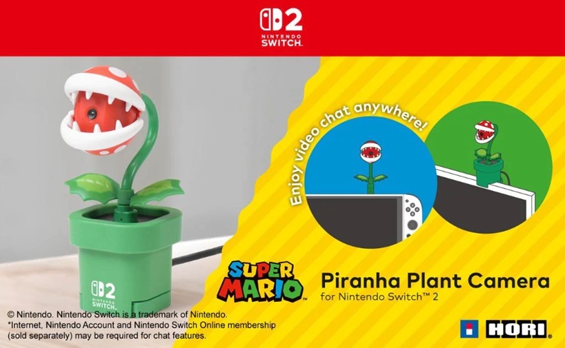 HORI Piranha Plant Camera for Nintendo Switch 2