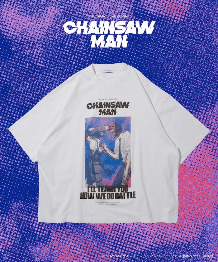 【鏈鋸人聯名予約商品】鏈鋸人&炸彈惡魔 白色款