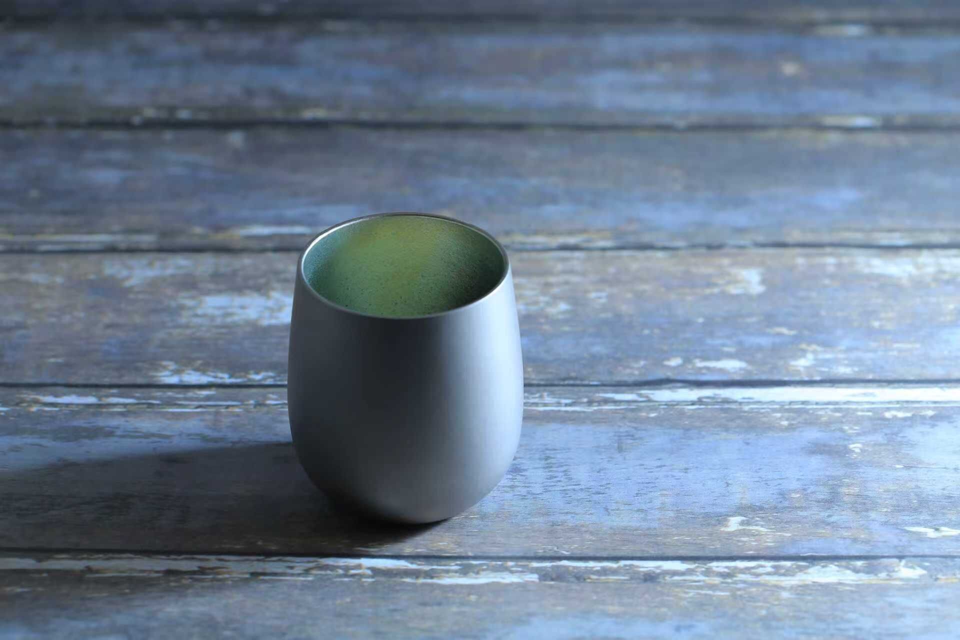 純鈦蛋杯|雙色系列|霞翠