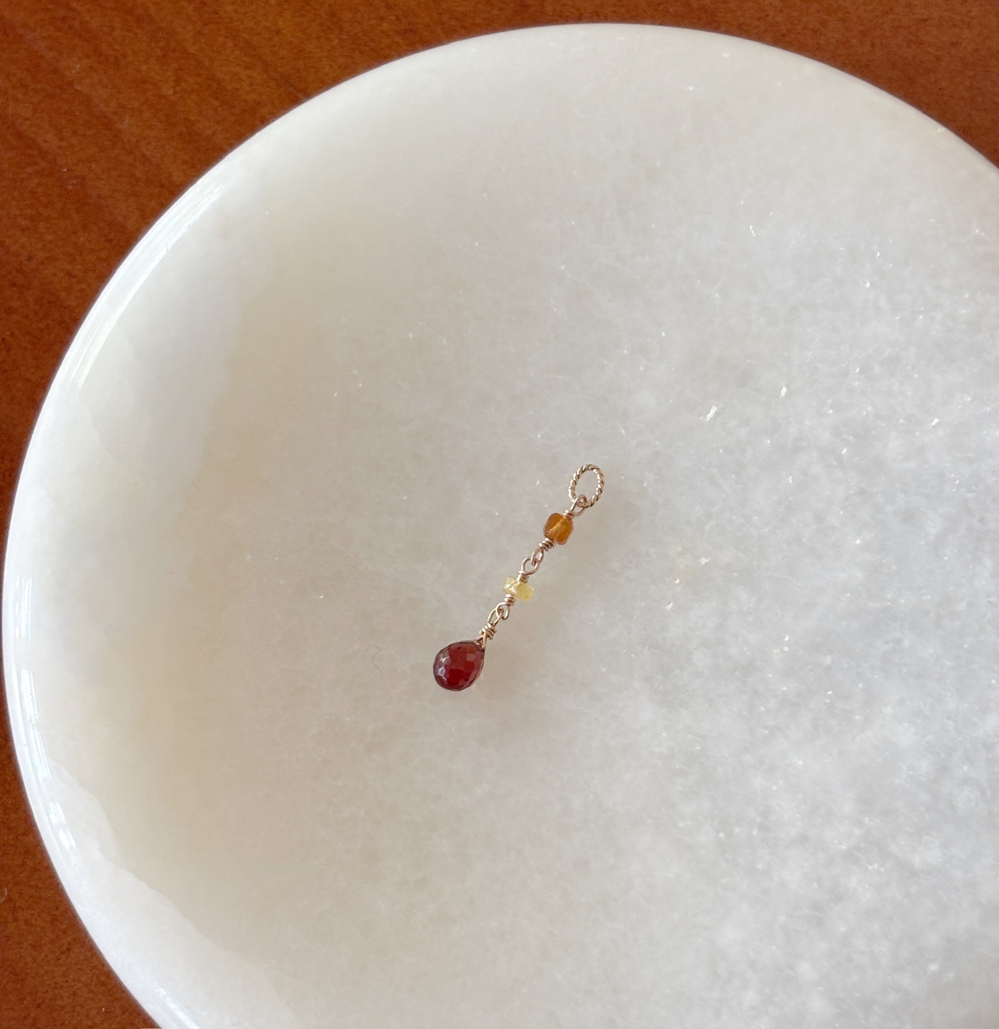 14K Winter tear手工耳墜