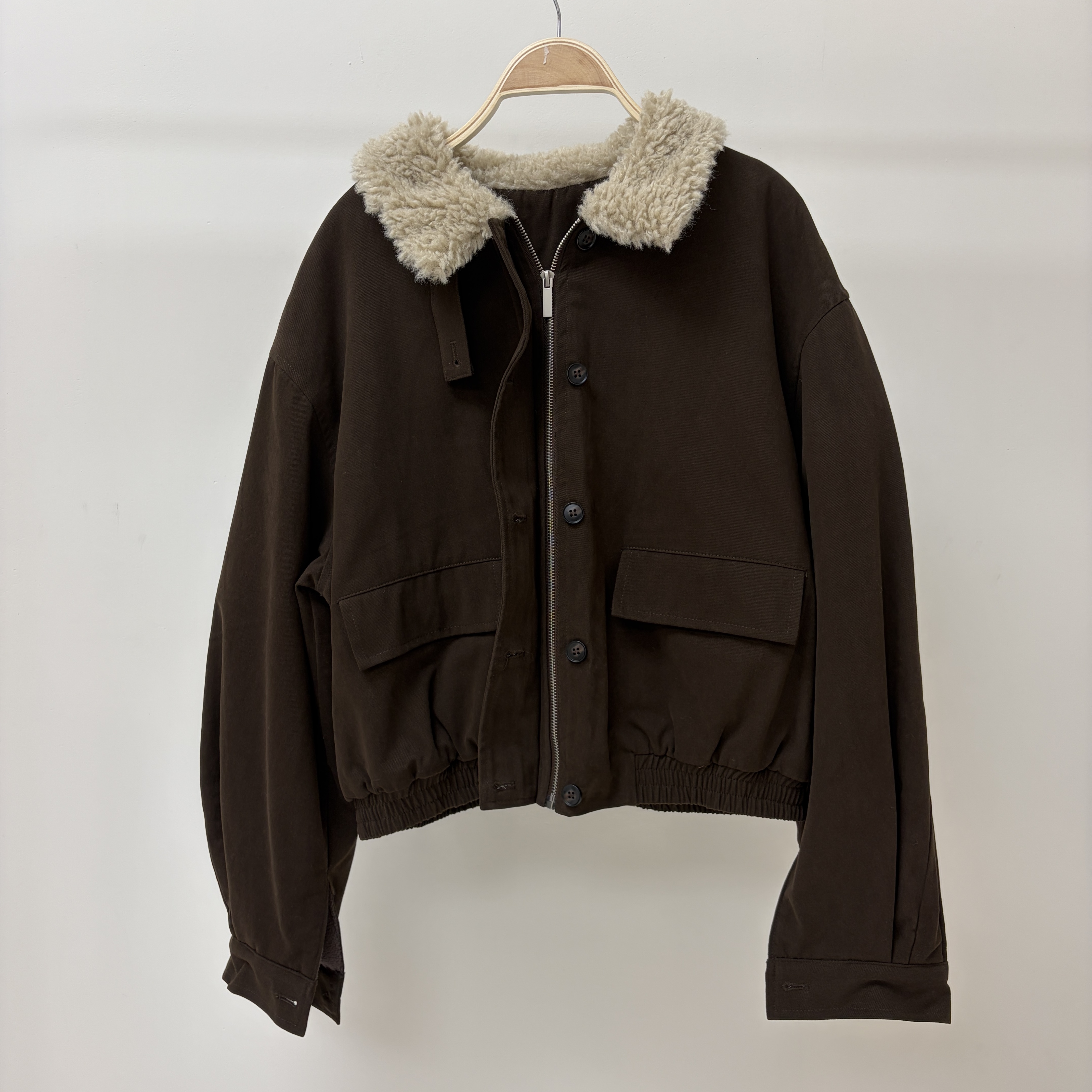 【Hoi2推介】羔毛領毛底拉鏈外套