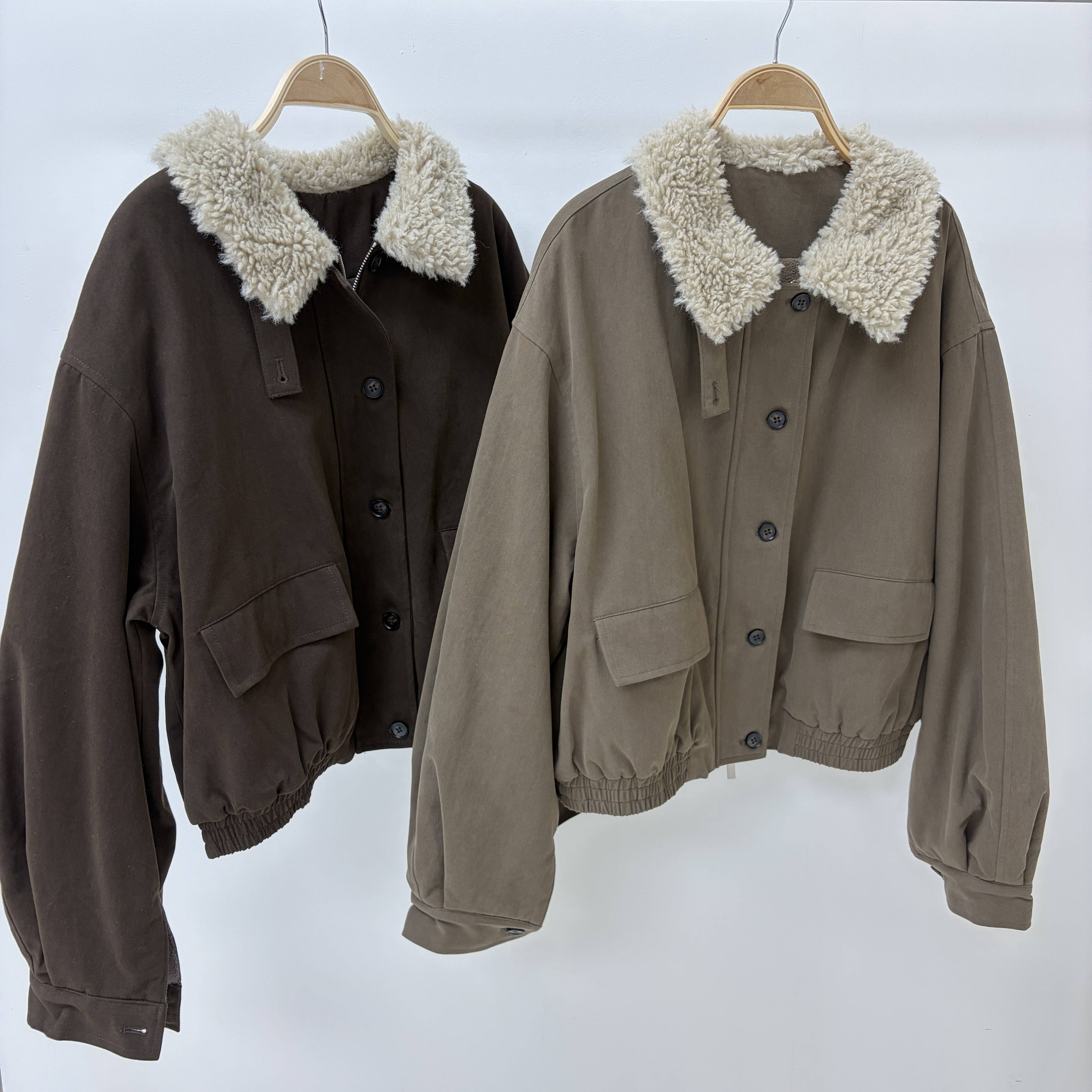 【Hoi2推介】羔毛領毛底拉鏈外套