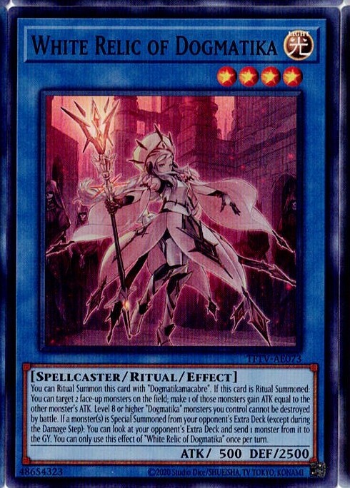TFTV-AE073 (SR)White Relic of Dogmatika(凶導的白聖骸)