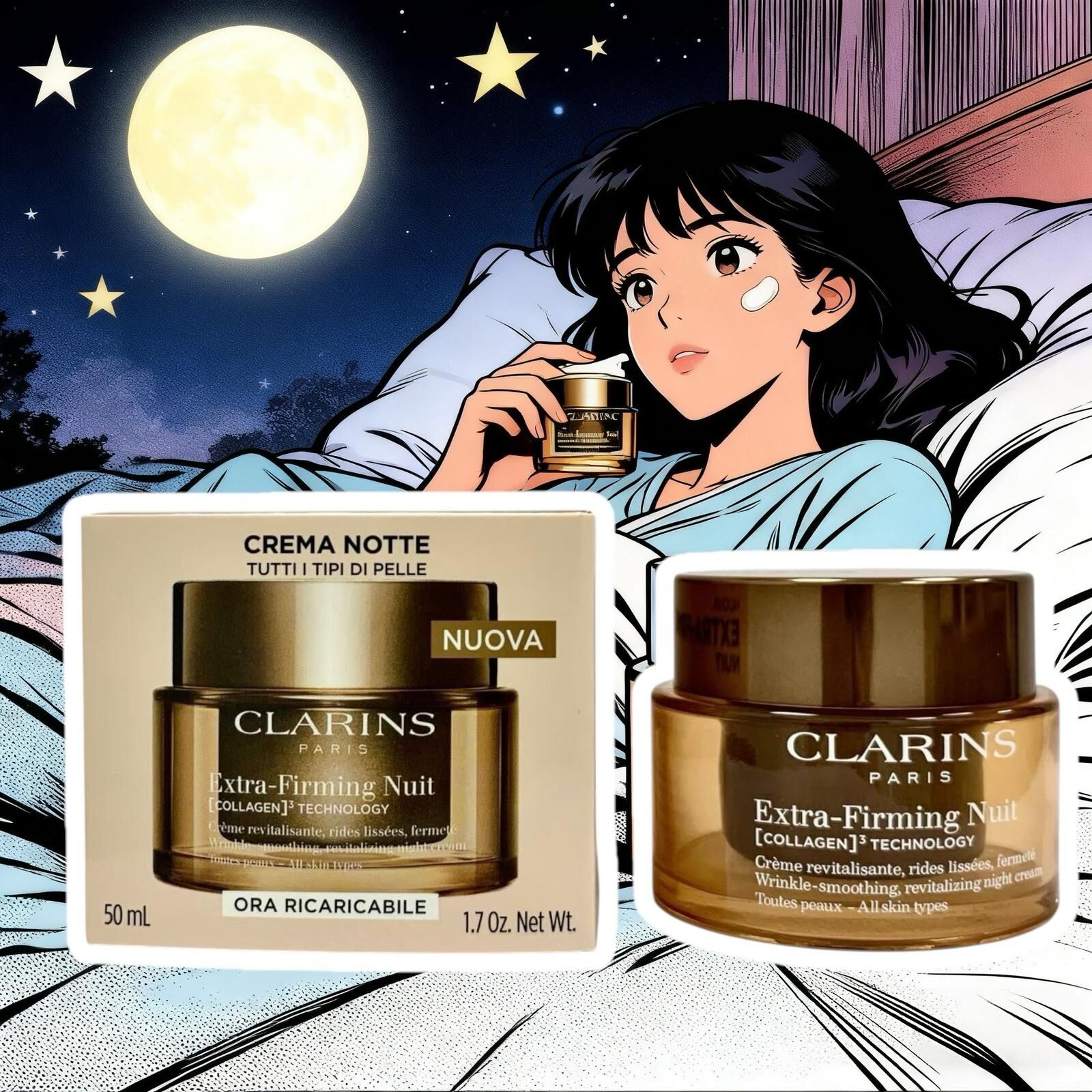 新版CLARINS彈簧晚霜