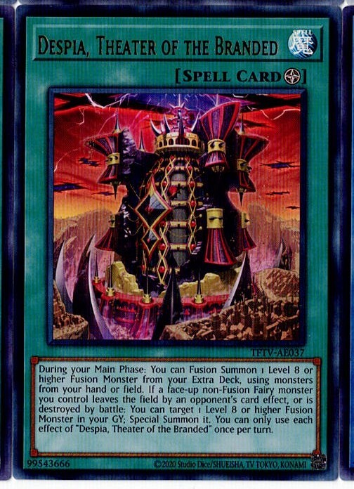 TFTV-AE037 (UR/SER)Despia, Theater of the Branded(烙印劇城 絕望)