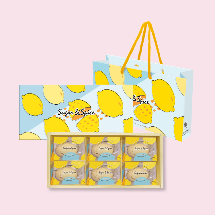 【買5贈1】拾光檸檬蛋糕6入禮盒 LM01 - 糖村