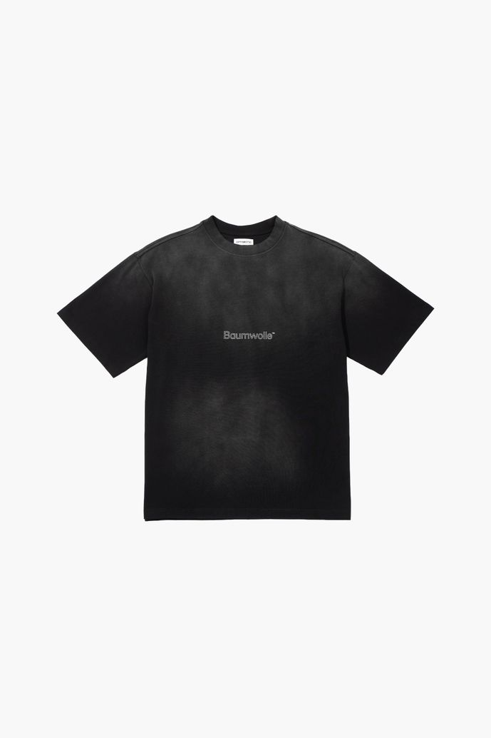 Optimistic Runners｜Baumwolle T-shirt "Washed black"