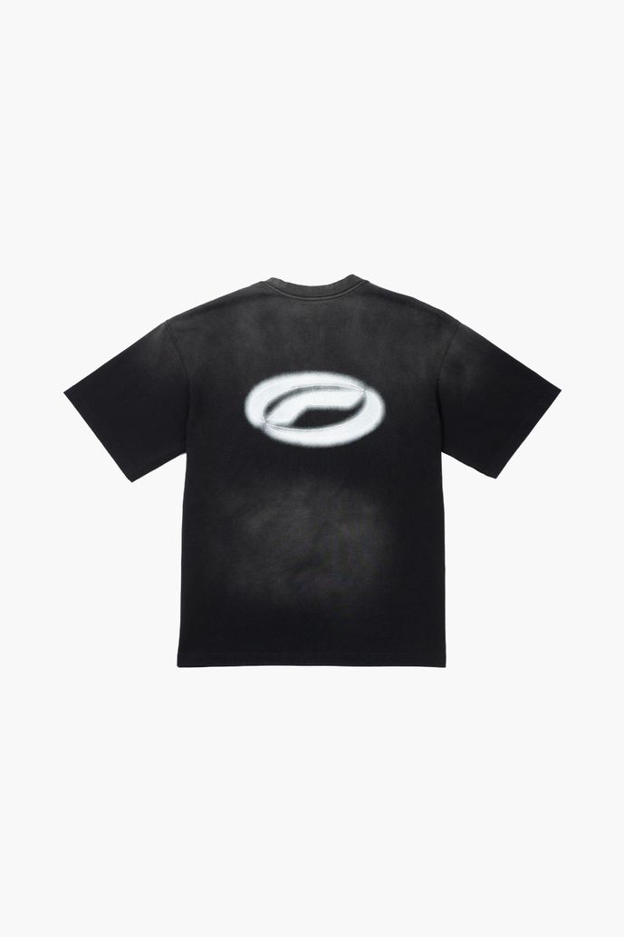 Optimistic Runners｜Baumwolle T-shirt "Washed black"