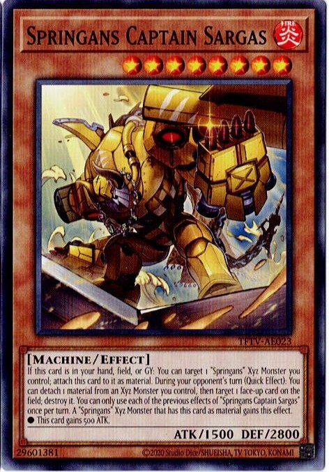 TFTV-AE023 Springans Captain Sargas(守寶妖精船長 天蝎θ)