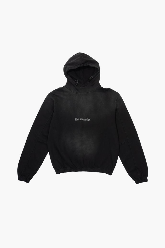 Optimistic Runners｜Baumwolle hoodie "Washed black"