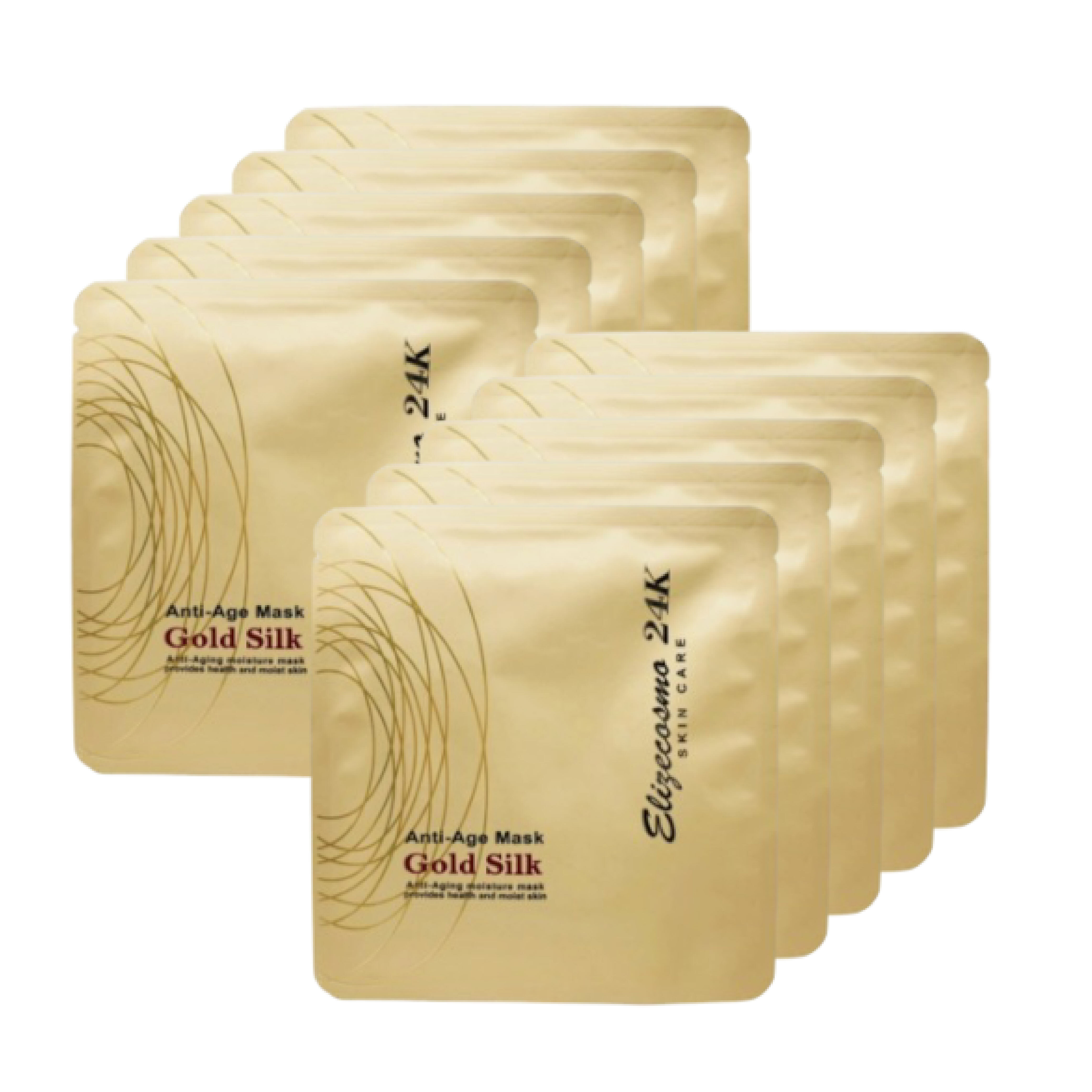 【磁石深層導入】24K黃金蠶絲蛋白面膜-28ml ×10片組