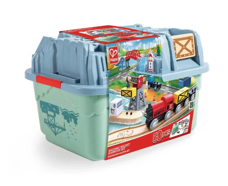 Hape Railway Bucket Harbour Set, E8769
