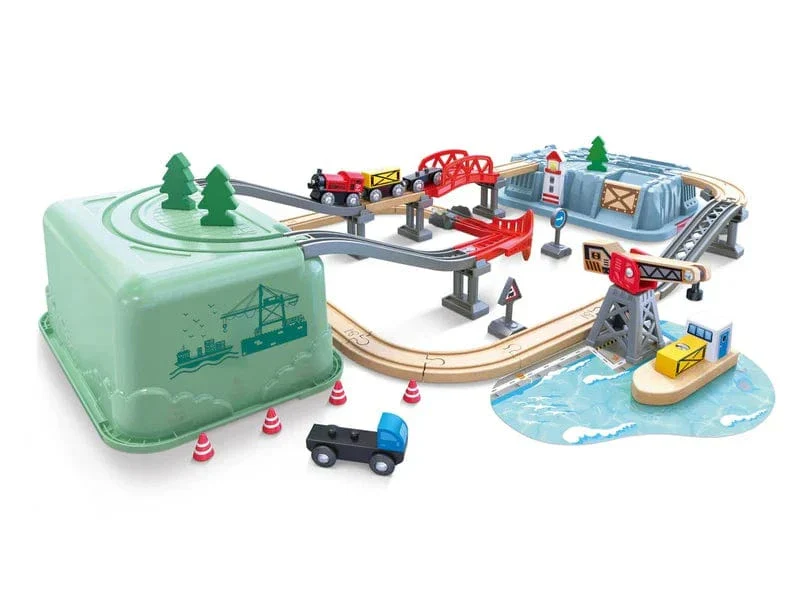 Hape Railway Bucket Harbour Set, E8769