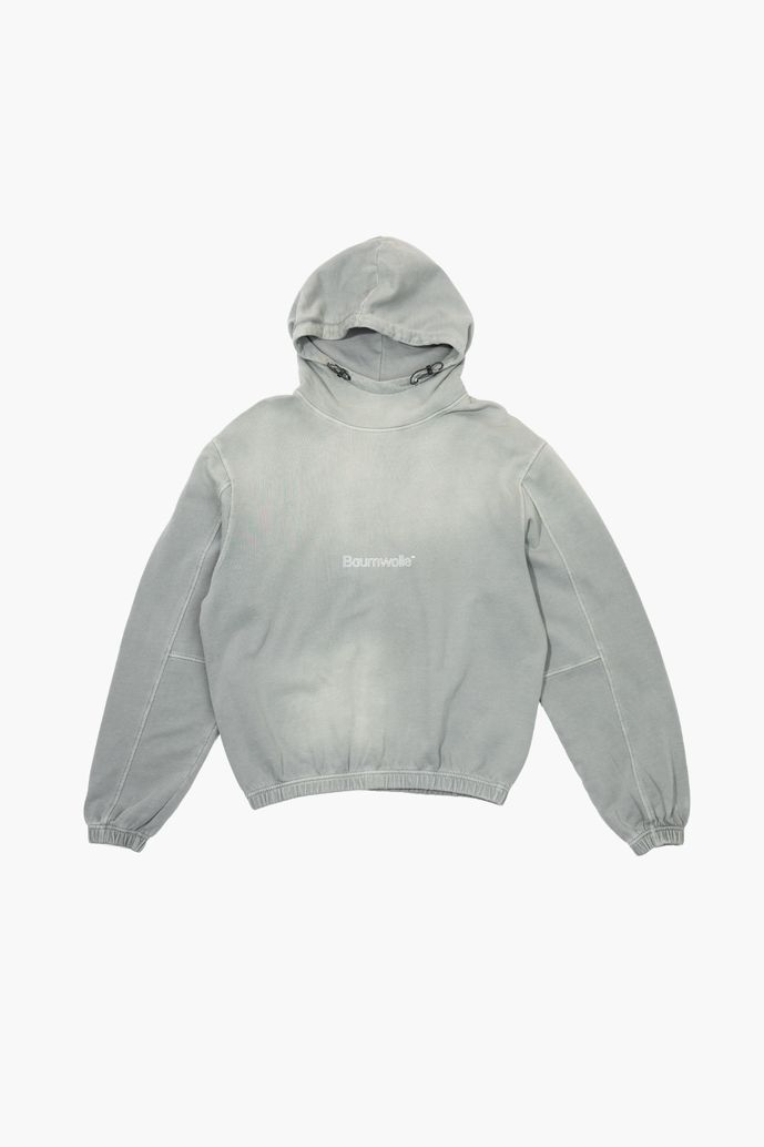 Optimistic Runners｜Baumwolle hoodie "Washed Light-grey"