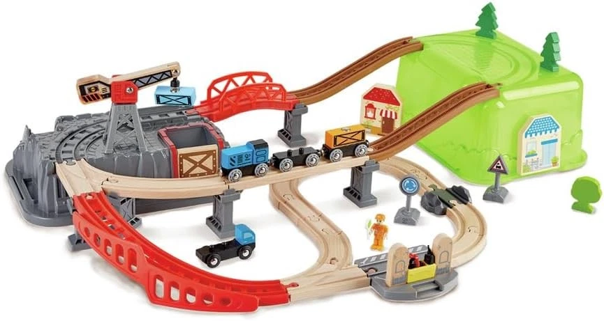 Hape Railway Bucket Builder Set, E3764