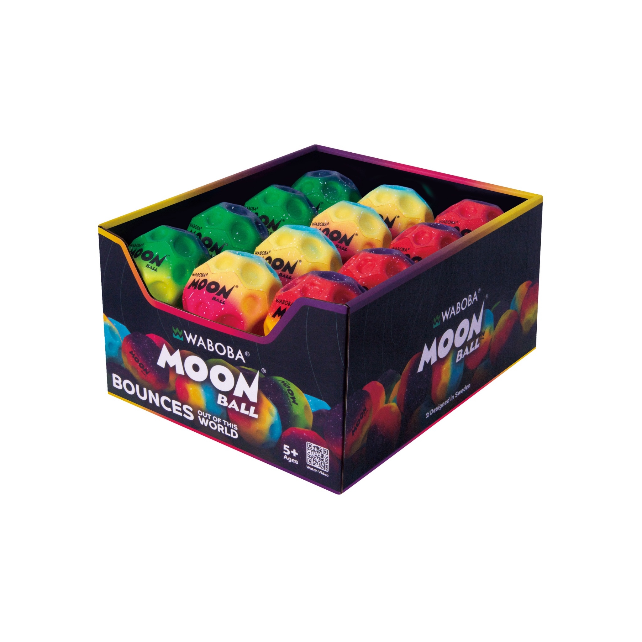 WABOBA炫彩月亮彈力球(隨機出貨)  WA932252