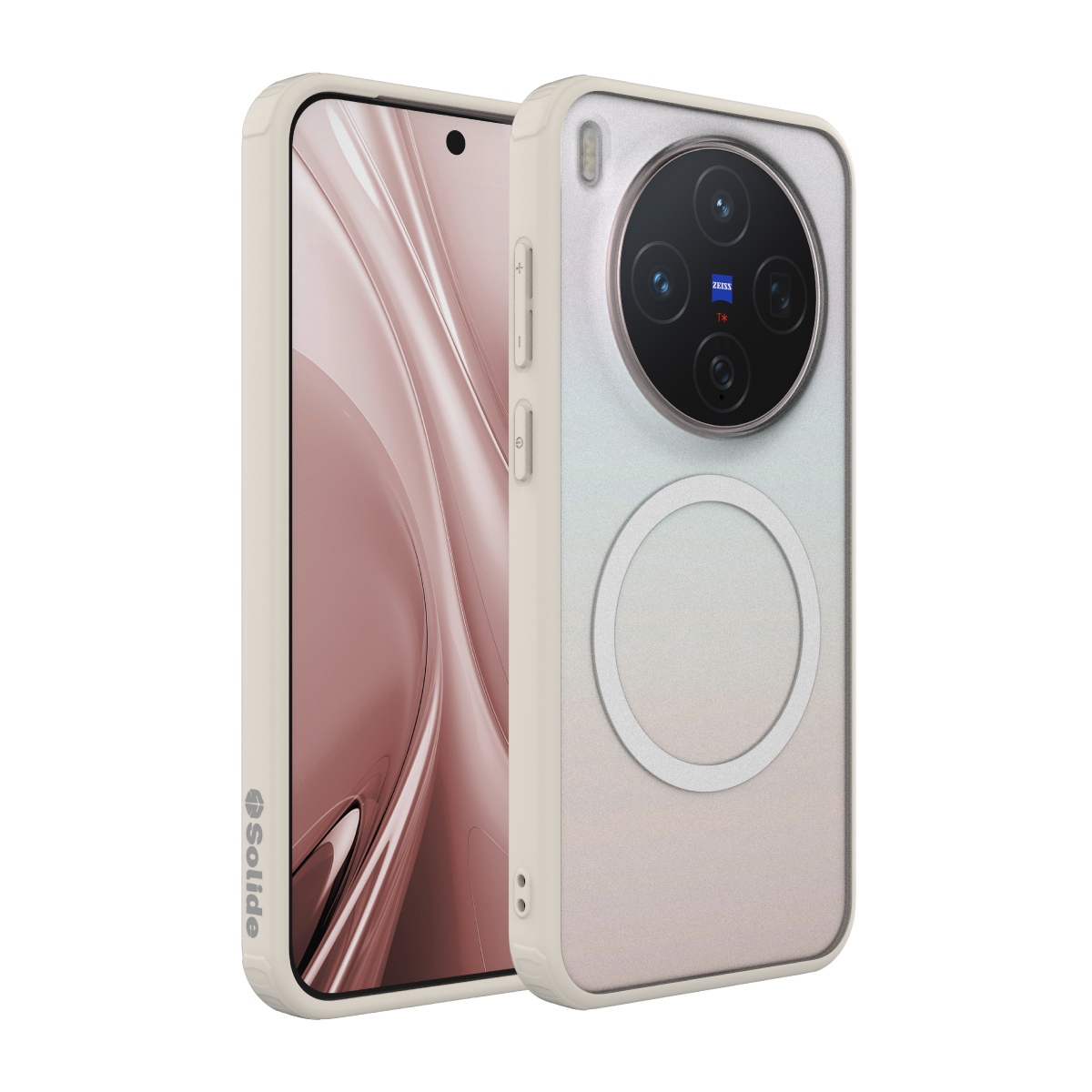 防摔磁吸保護殼 奶茶色 VIVO X300