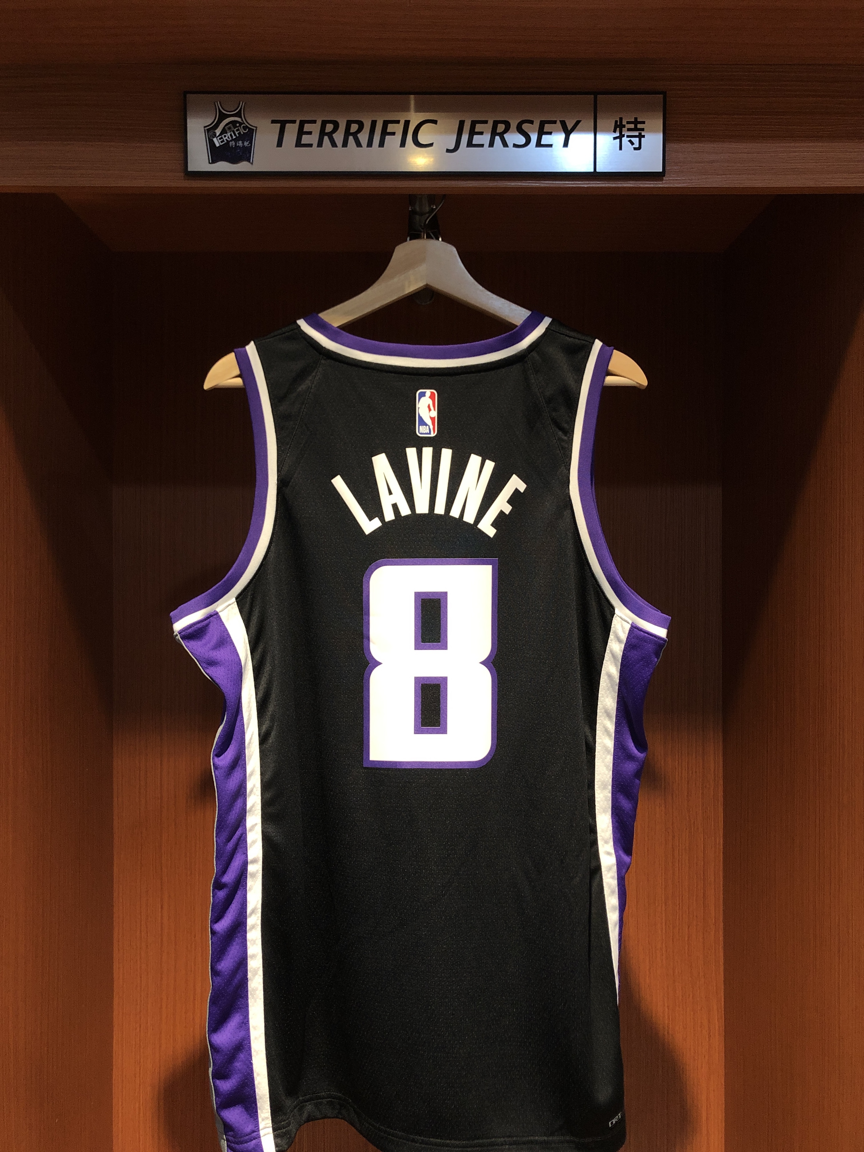 NBA球衣 Zach Lavine 沙加緬度國王黑 Icon Nike Swingman 球迷版 熱轉印 全新