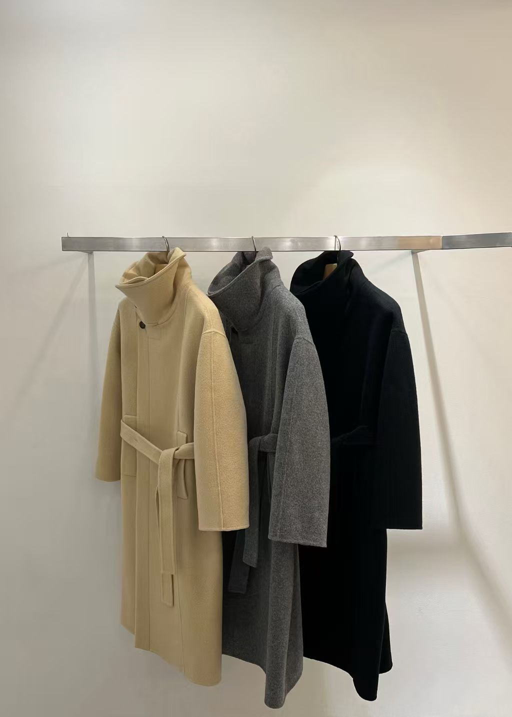 TT5204 手工高領大衣外套