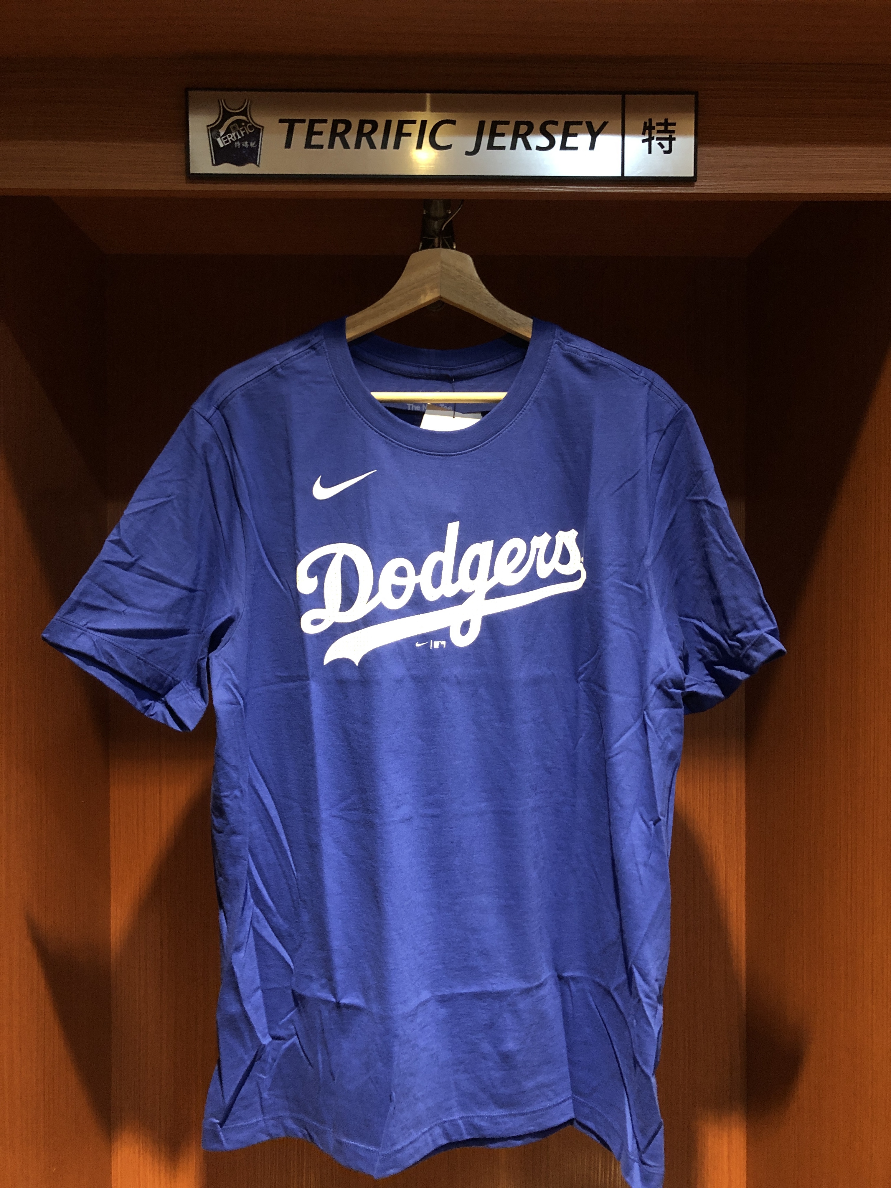 MLB短袖 Clayton Kershaw 洛杉磯道奇藍 Nike Player Name Tee 棉質 短袖 全新