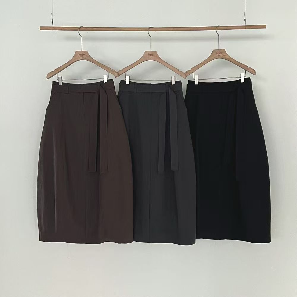 LF5225 棉感直筒高腰顯瘦半身裙 (S/M)