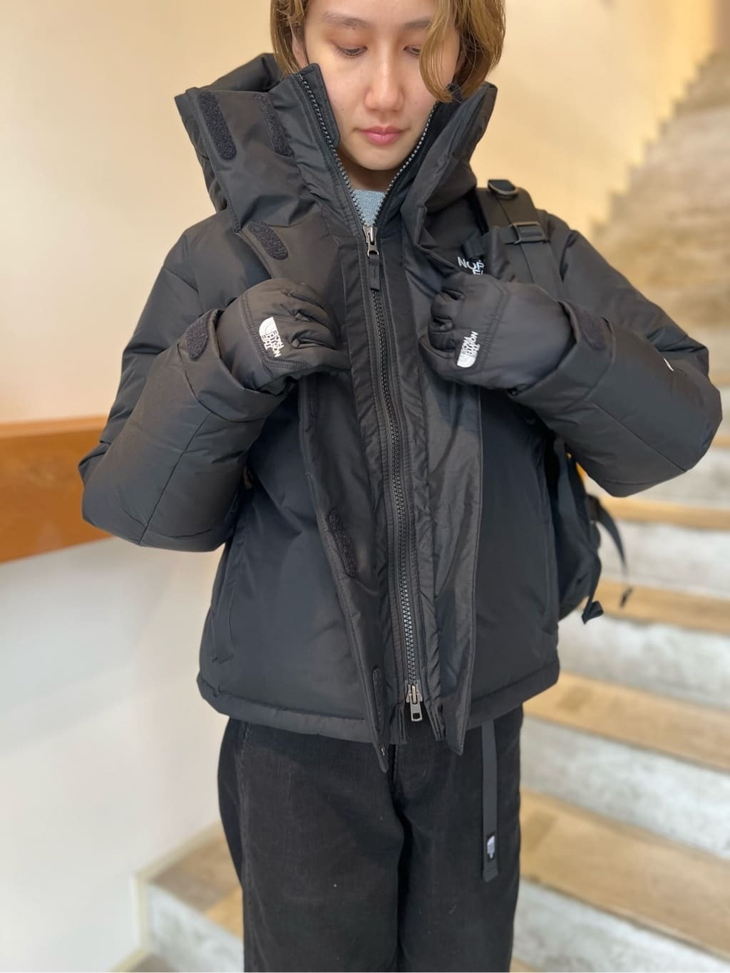 預購┃日本 TNF Nuptse E-Tip Gloves 防潑水 保暖 搖粒絨 可觸控手機 手套