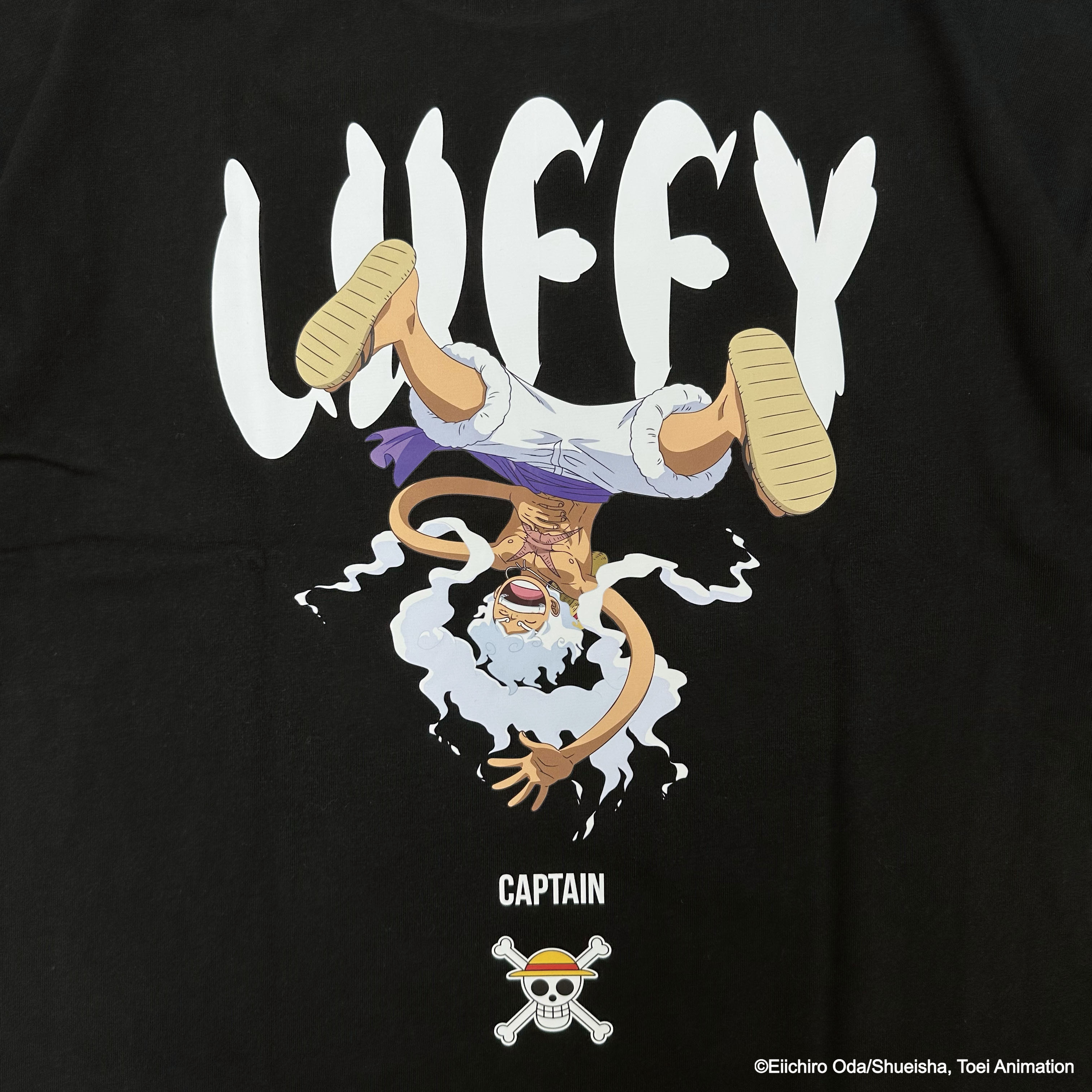 XCTRL® x 航海王 魯夫寬版短T-黑