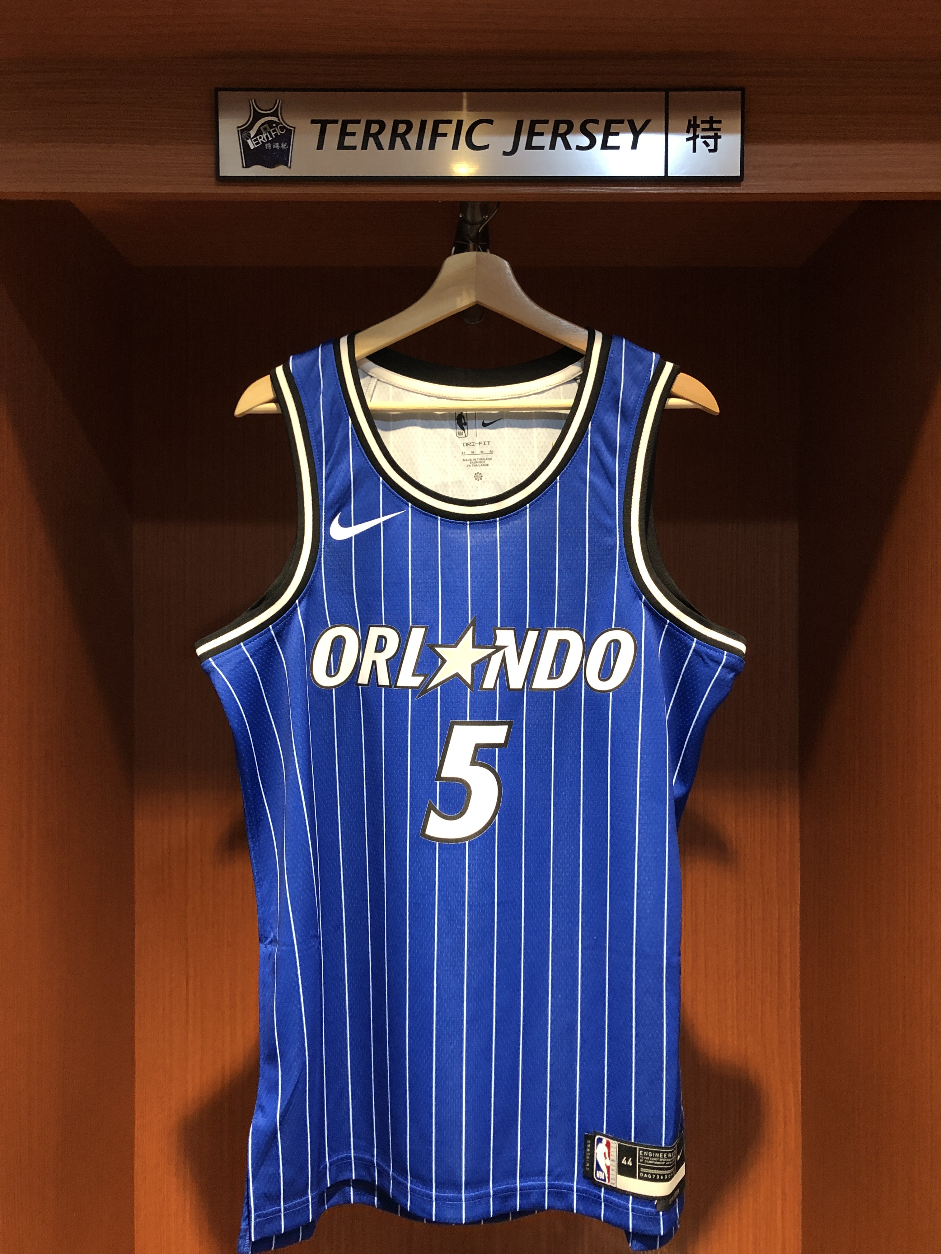 NBA球衣 Paolo Banchero 奧蘭多魔術藍條紋 Icon Nike Swingman 球迷版 熱轉印 全新