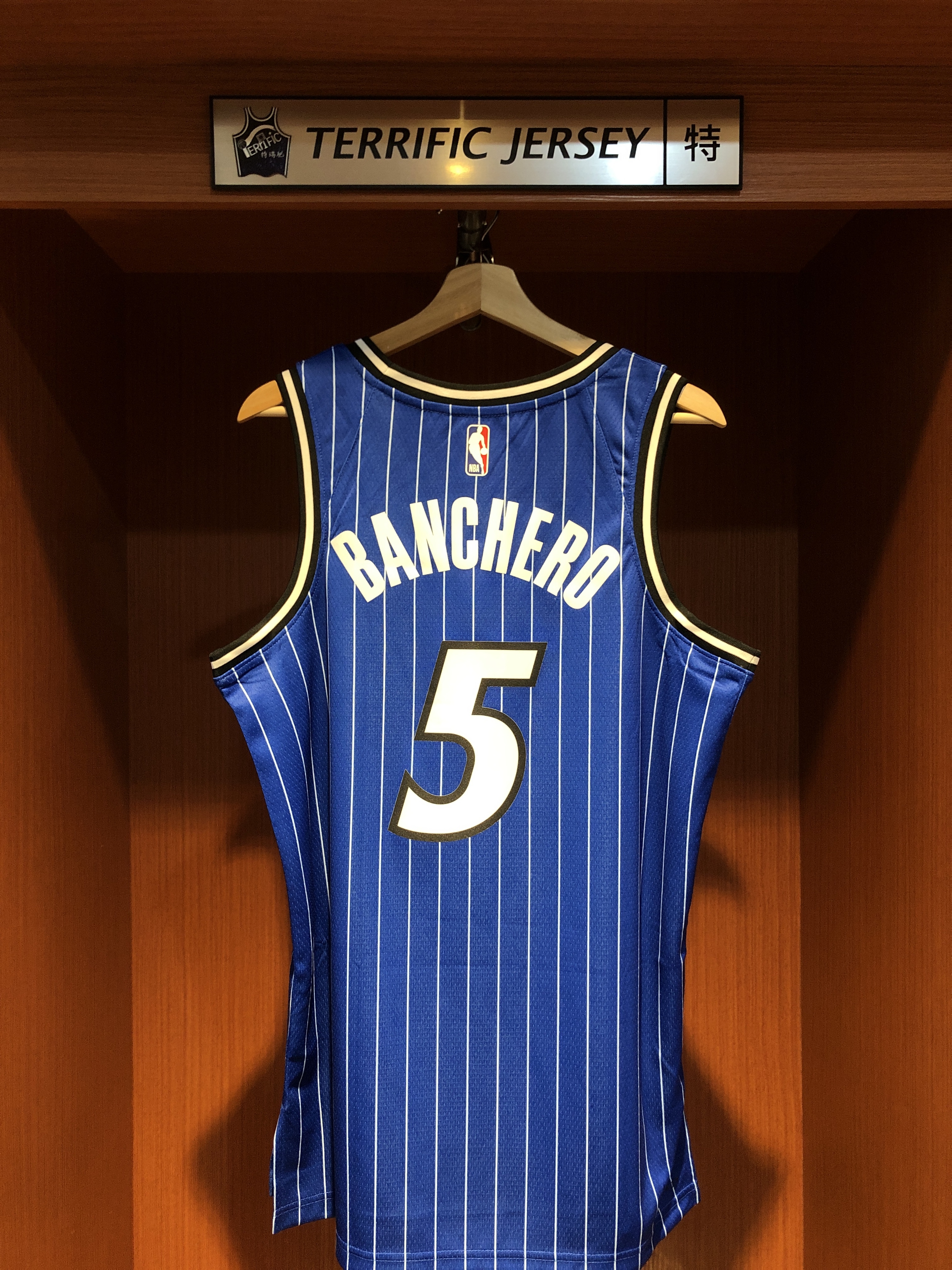 NBA球衣 Paolo Banchero 奧蘭多魔術藍條紋 Icon Nike Swingman 球迷版 熱轉印 全新