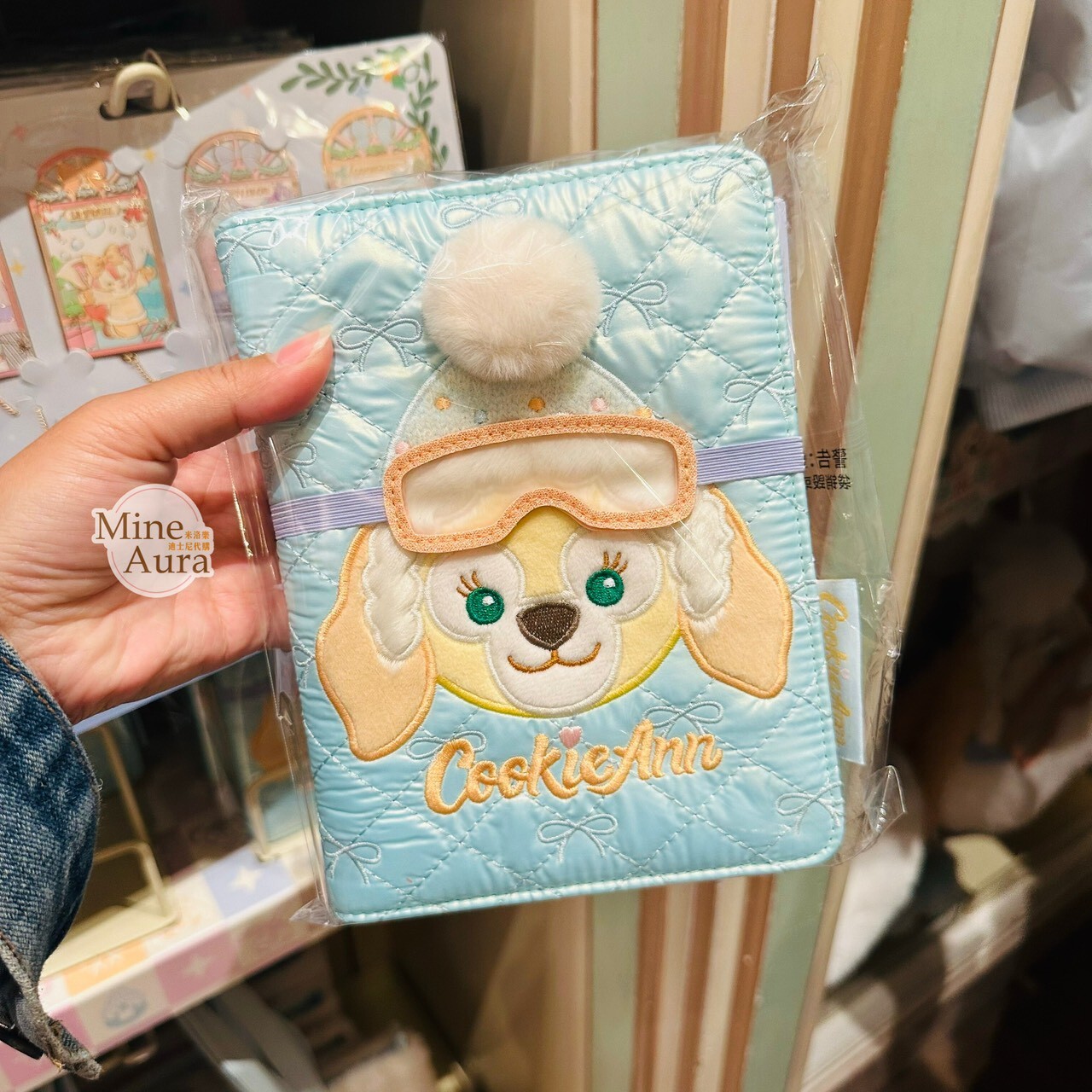 達菲 Duffy 與好友們 冰雪伙伴系列 可琦安 餅乾 CookieAnn 筆記本 記事本 -上海迪士尼樂園
