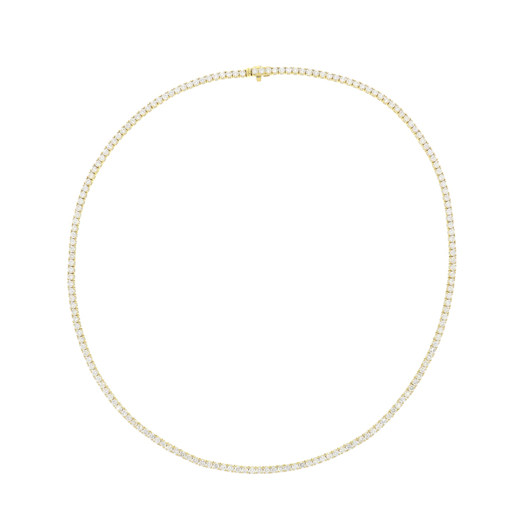 經典鑽石網球頸鏈