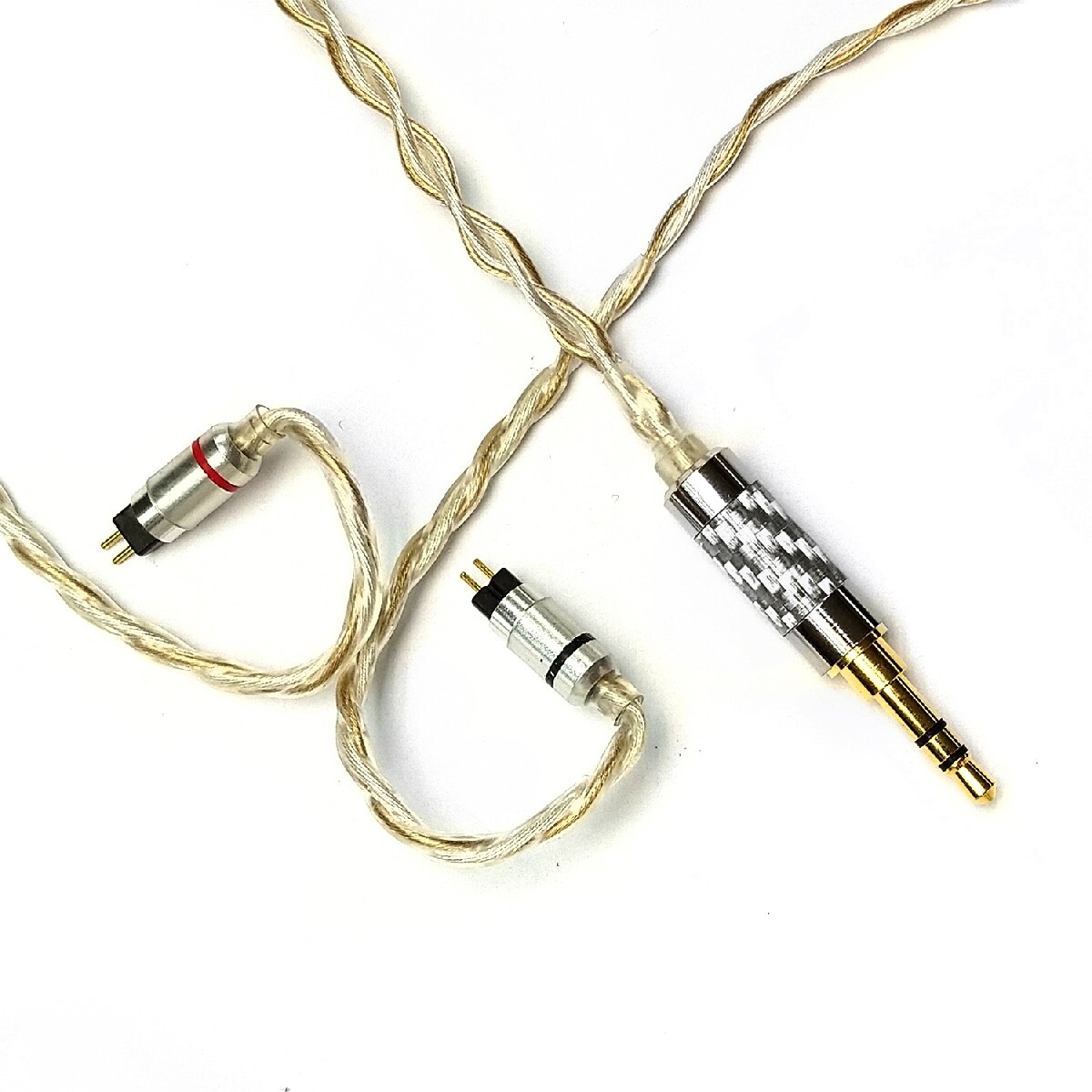 Reddle Audio – REX 進階耳機升級線 | 銅鍍金+純銀混編4絞