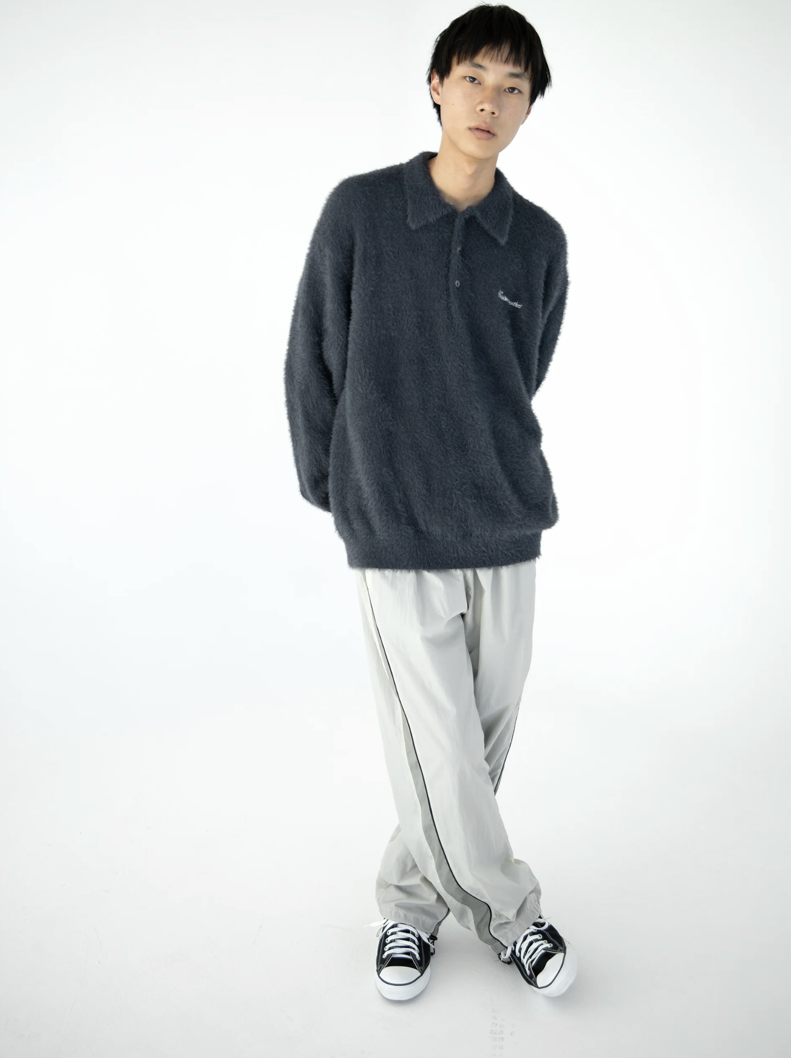 預訂 | Thisisneverthat SCT-Logo Shaggy Knit Polo