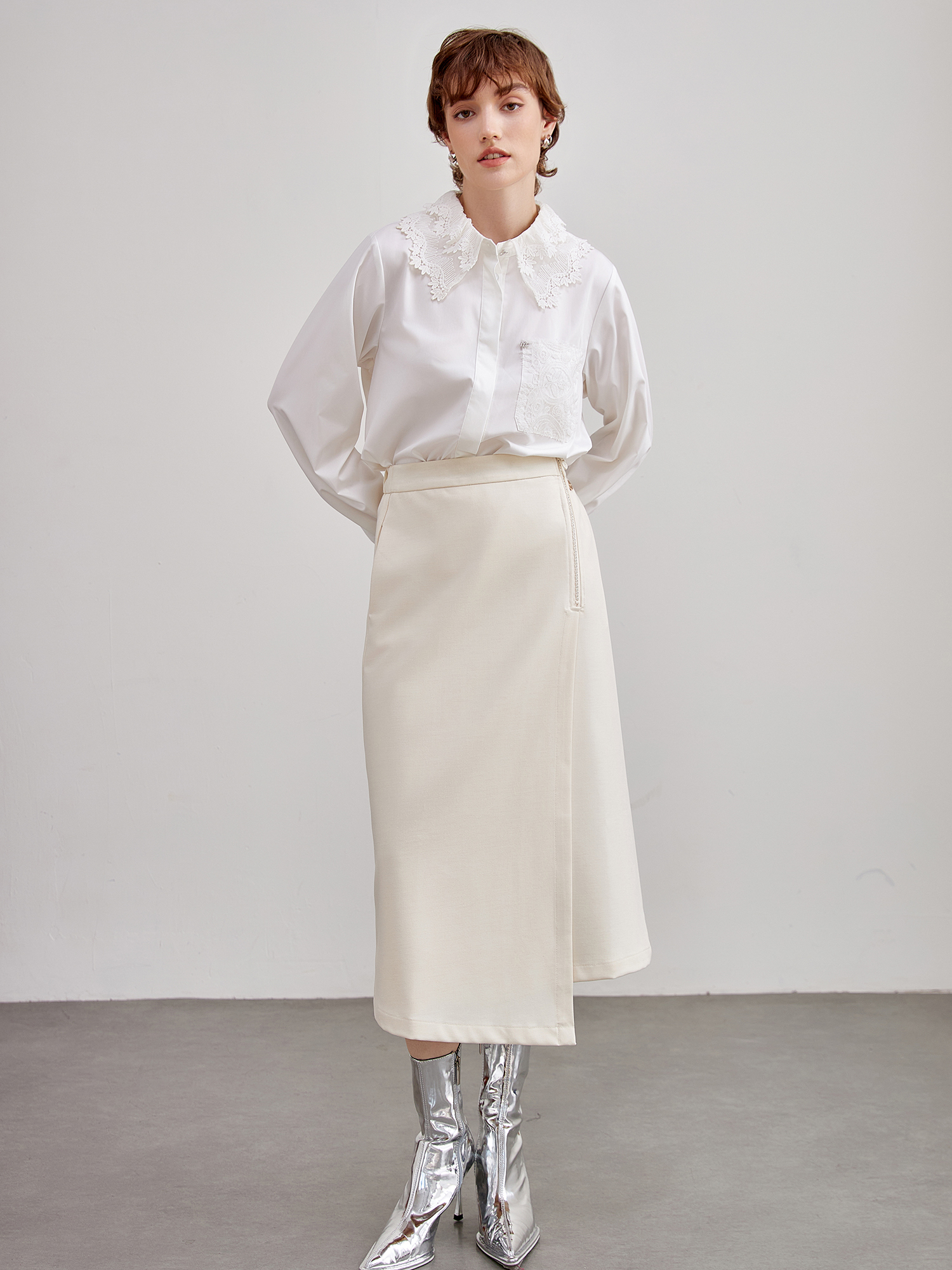 mi-tu 開叉半身裙