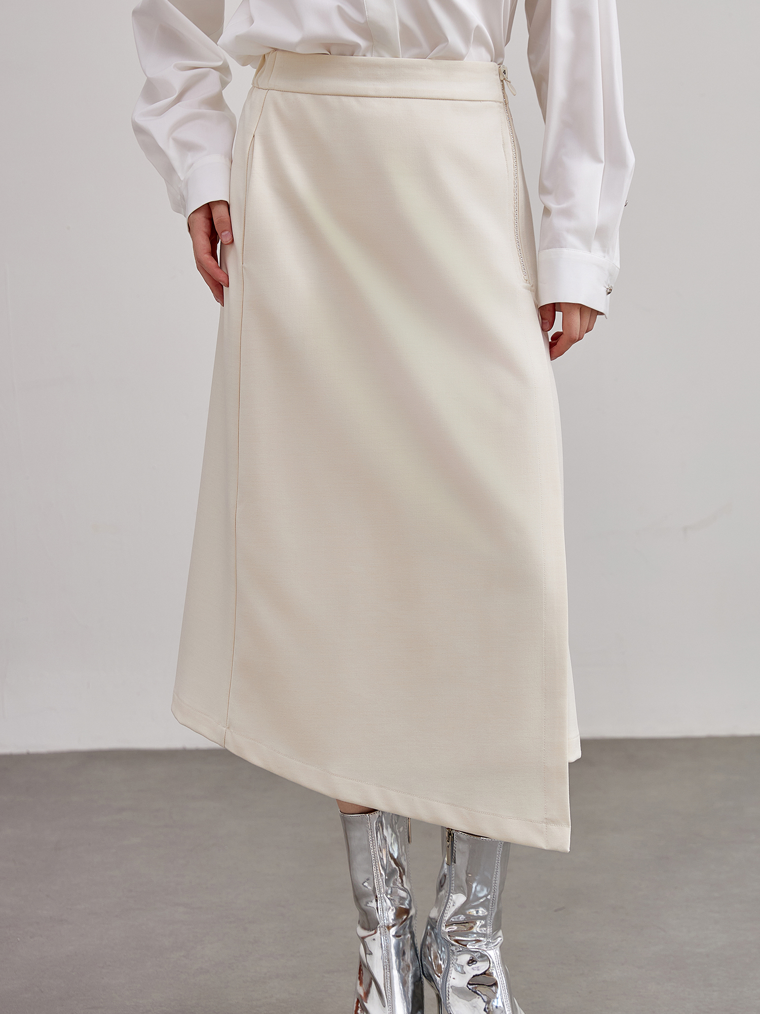 mi-tu 開叉半身裙