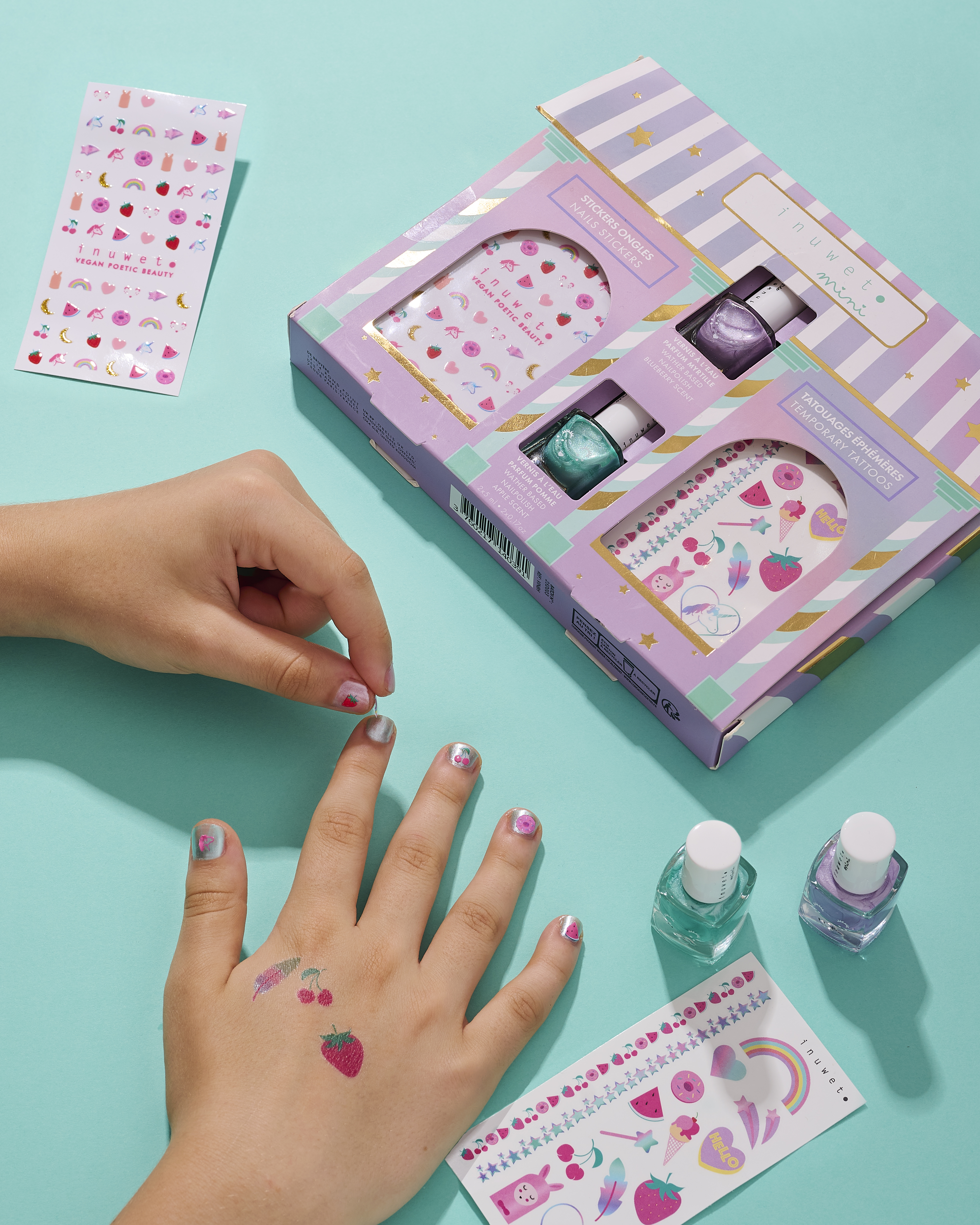 〖 inuwet 〗夢幻小屋美甲紋身貼紙組