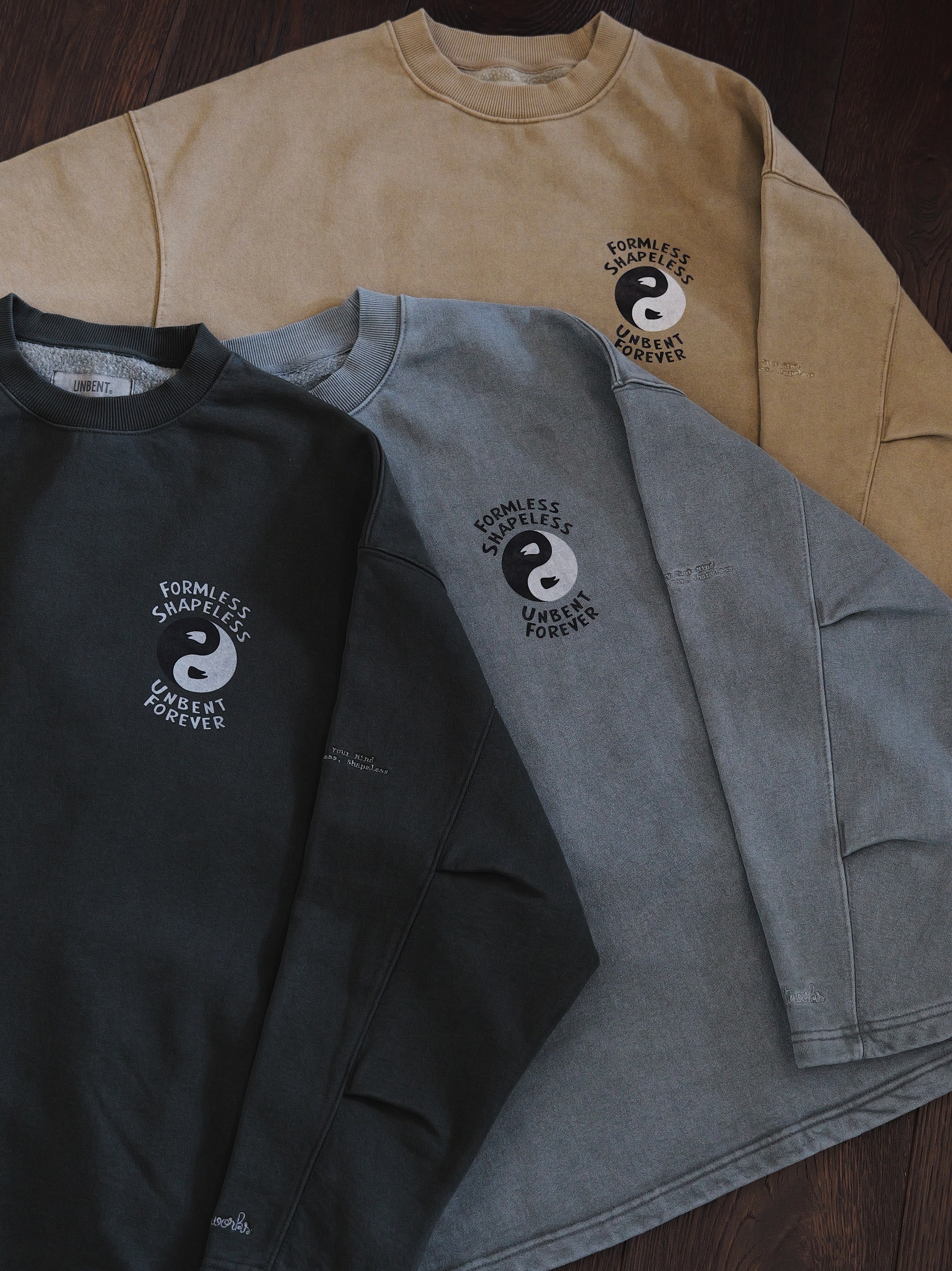 Unbent 25 A/W 太極蠟染水洗大學踢