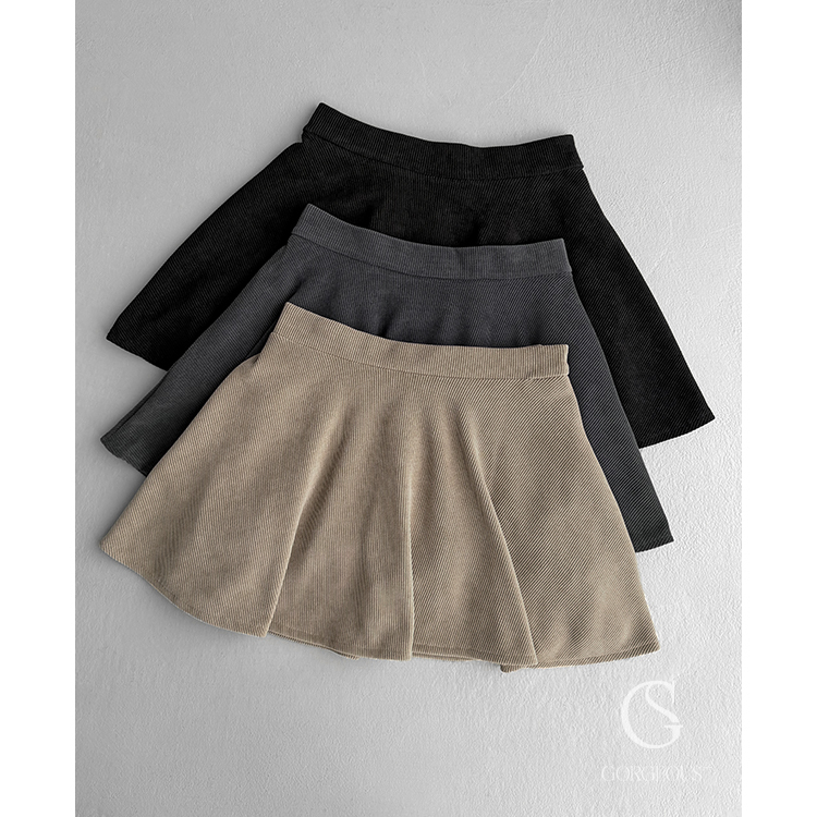 G5178 「厚磅蜜桃絨褲裙」