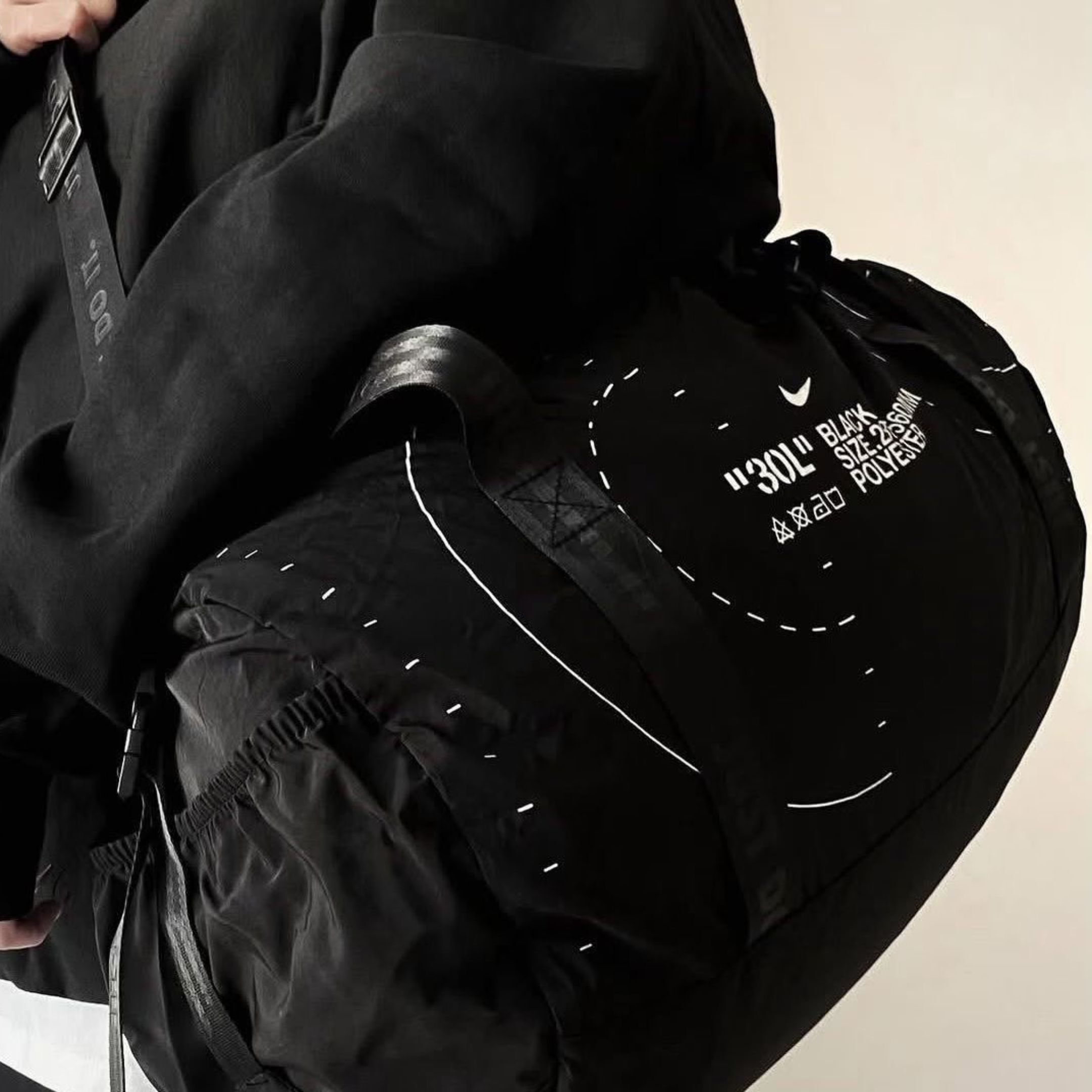 NICEDAY 代購 Nike 黑色 黑白 黑 側肩包 運動包 斜肩包 包包 背包 健身 運動 慢跑