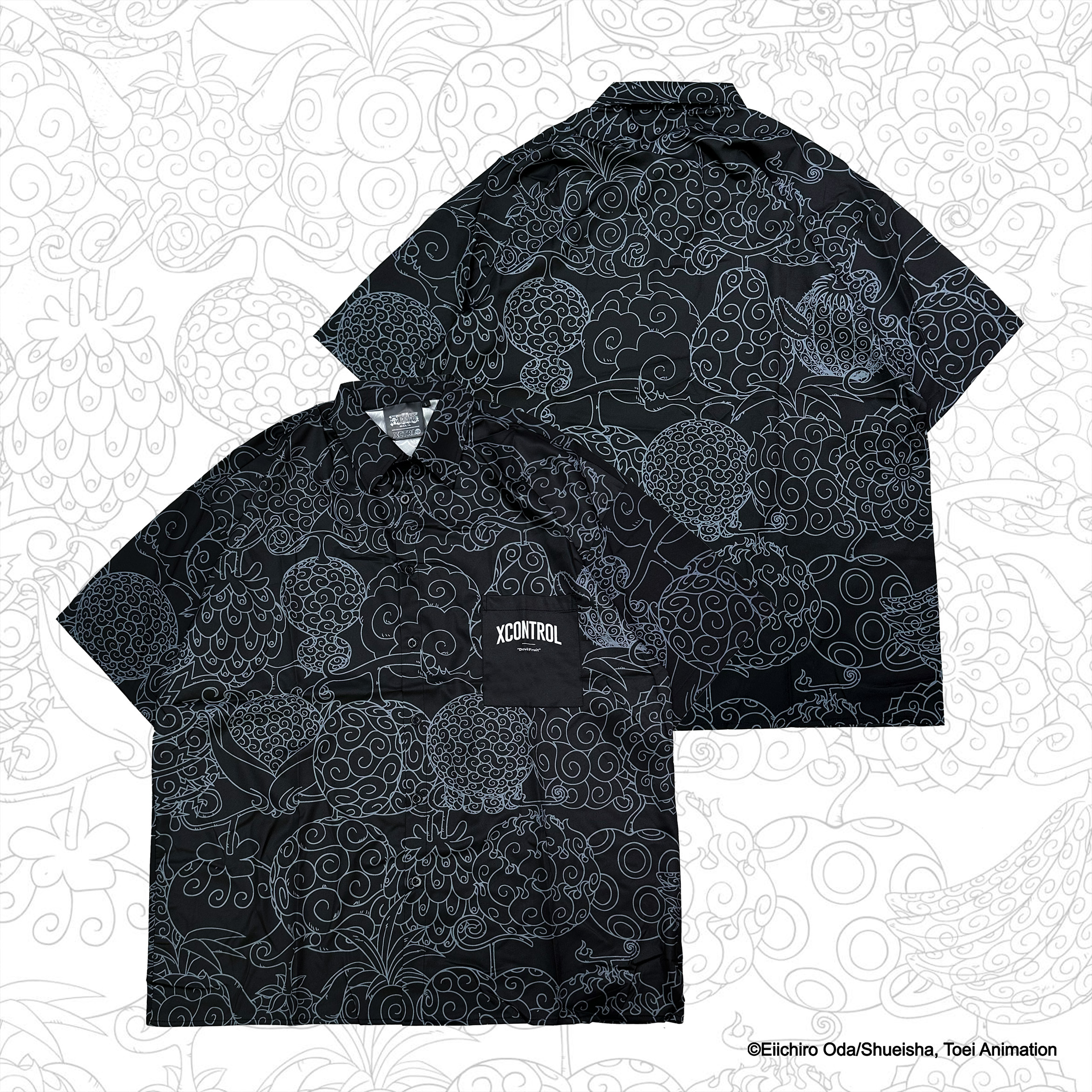 XCTRL® x 航海王 惡魔果實短袖襯衫